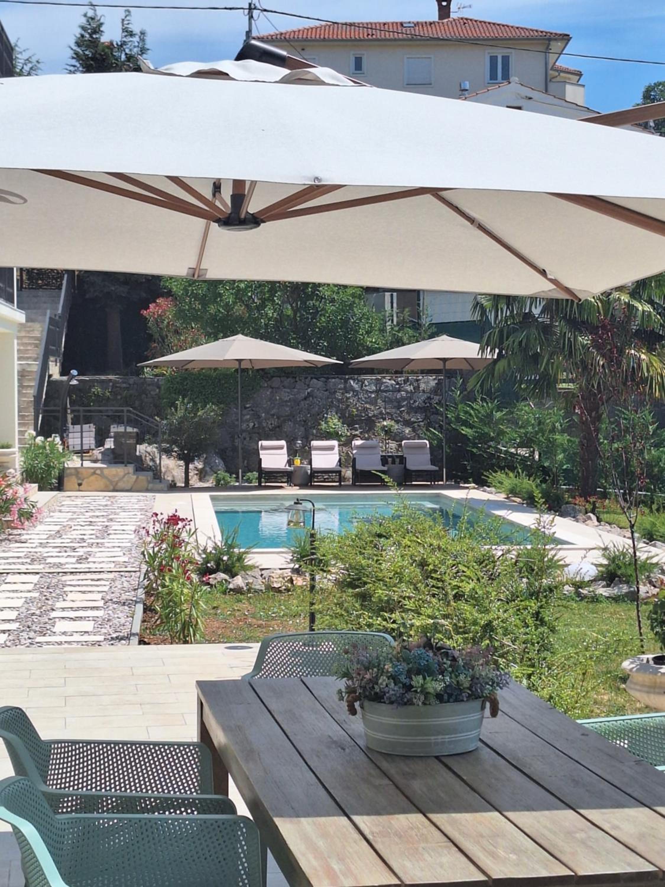 Luxury Kvarner Park Villa with garden and large RGB private pool