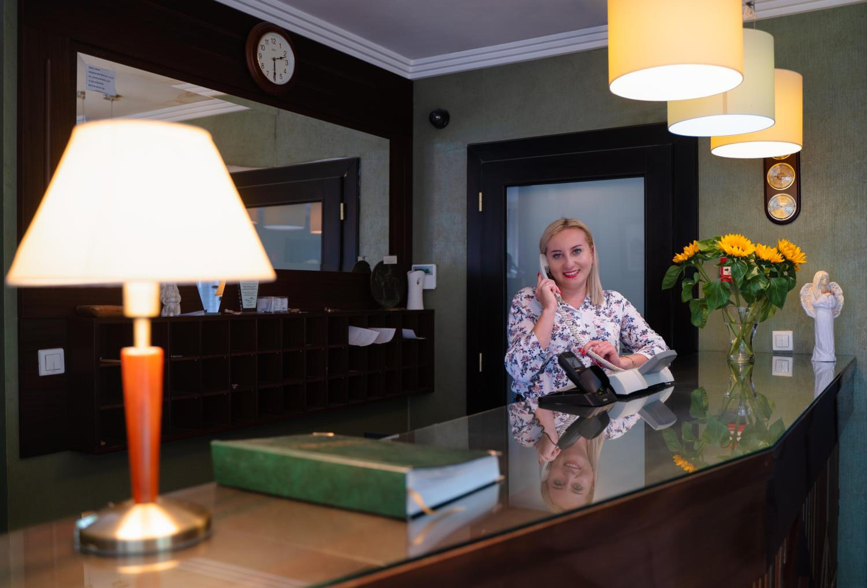 hotel reception