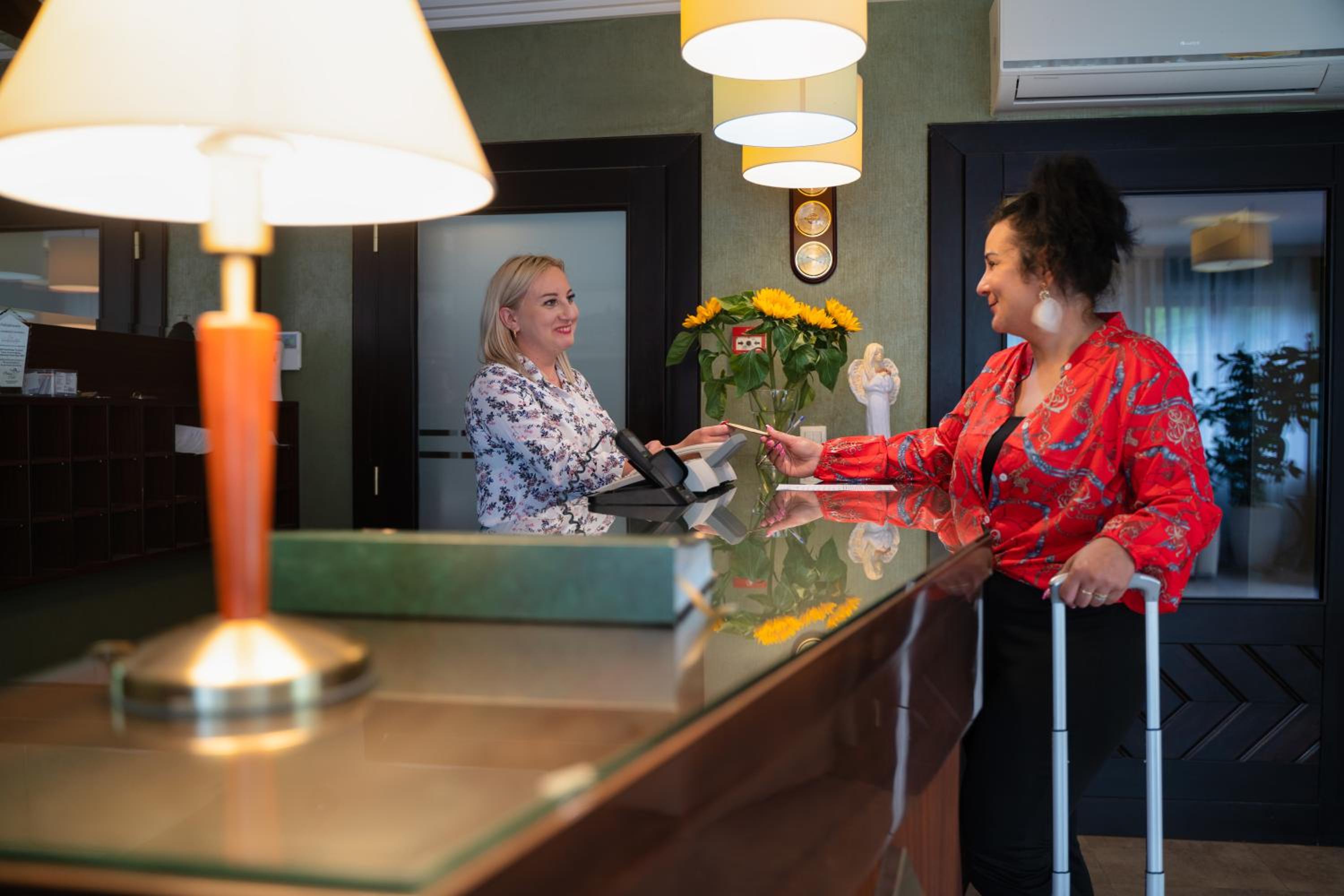 hotel reception