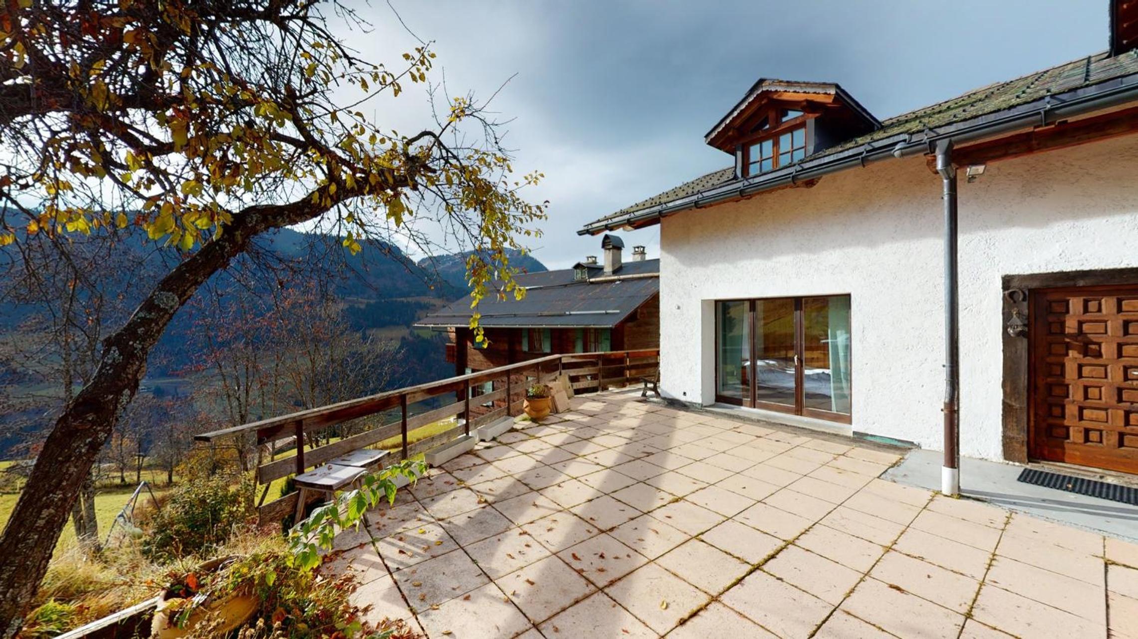 Les Hirondelles, cosy apartment with a magnificent view on the mountains
