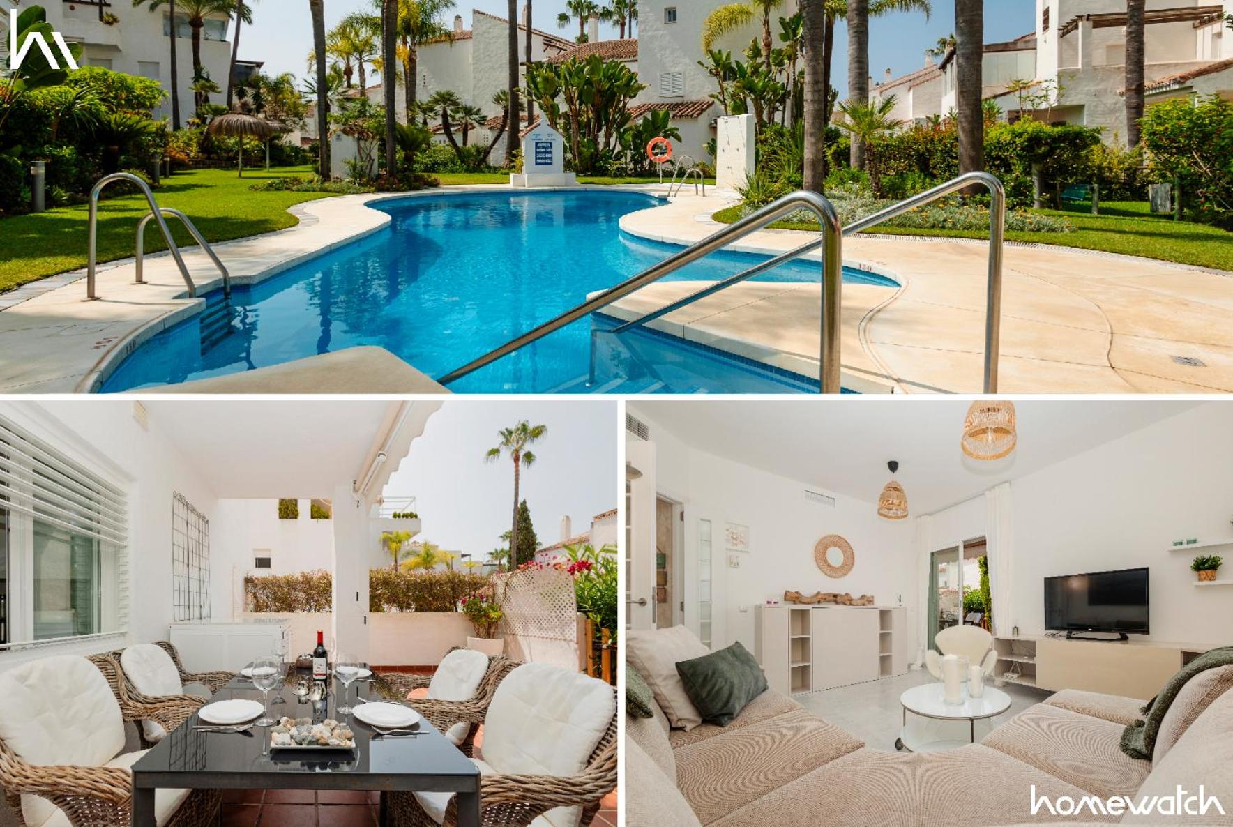 Marbella Vacations - Holiday apartment in first line beach complex in Urbanization Pueblo Mediterraneo, Marbella - Property Image 44