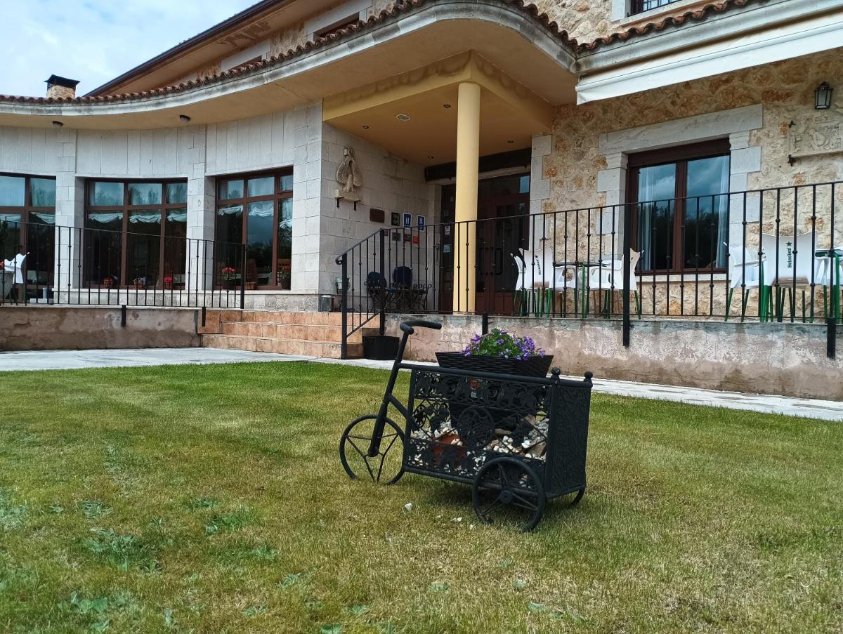outdoor BBQ area