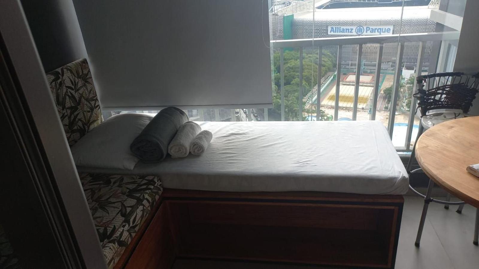 Studios Novíssimos com Piscina no Rooftop e vista para o Allianz Parque