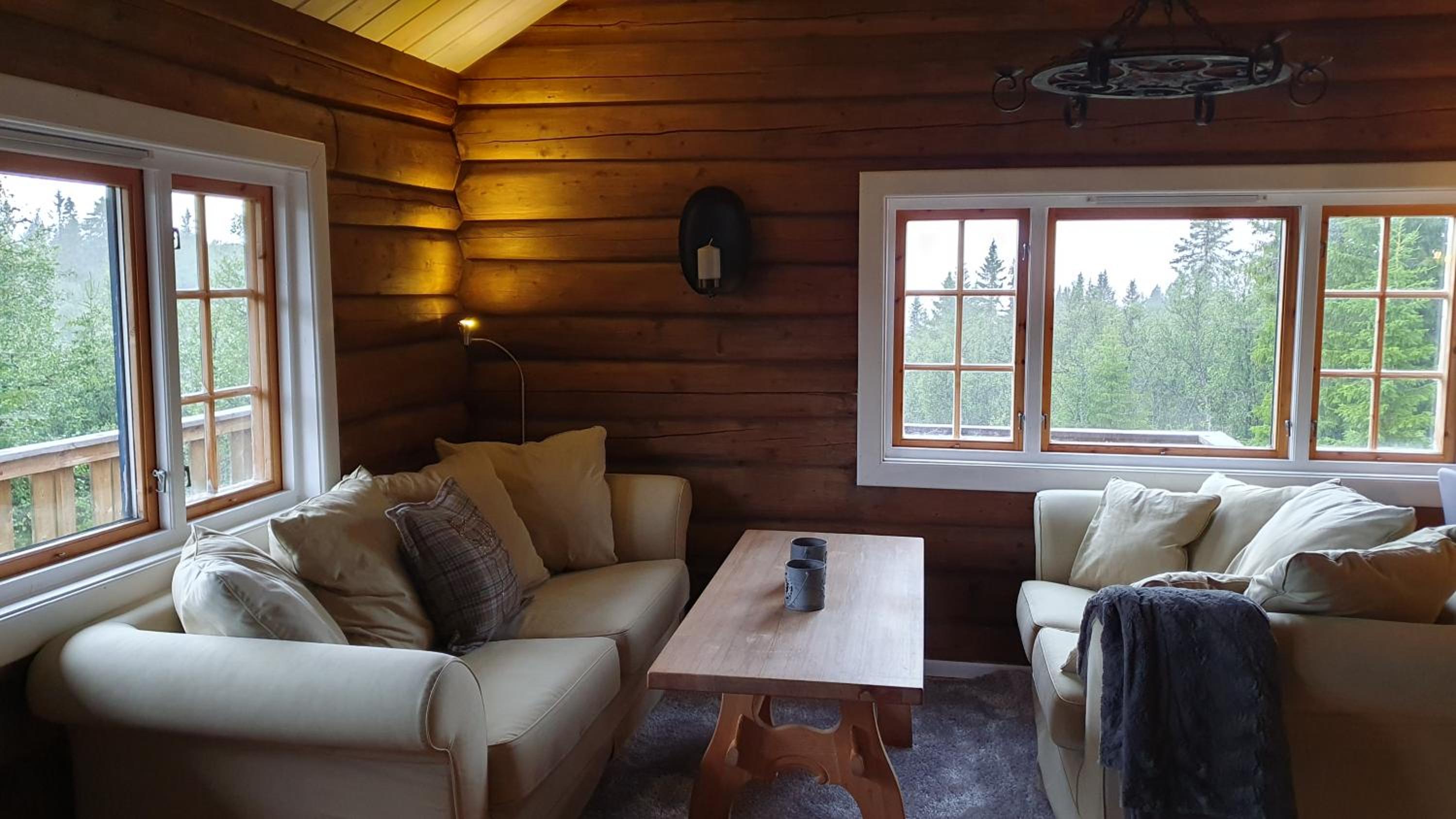 Cozy log cabin at beautiful Nystølsfjellet view 3