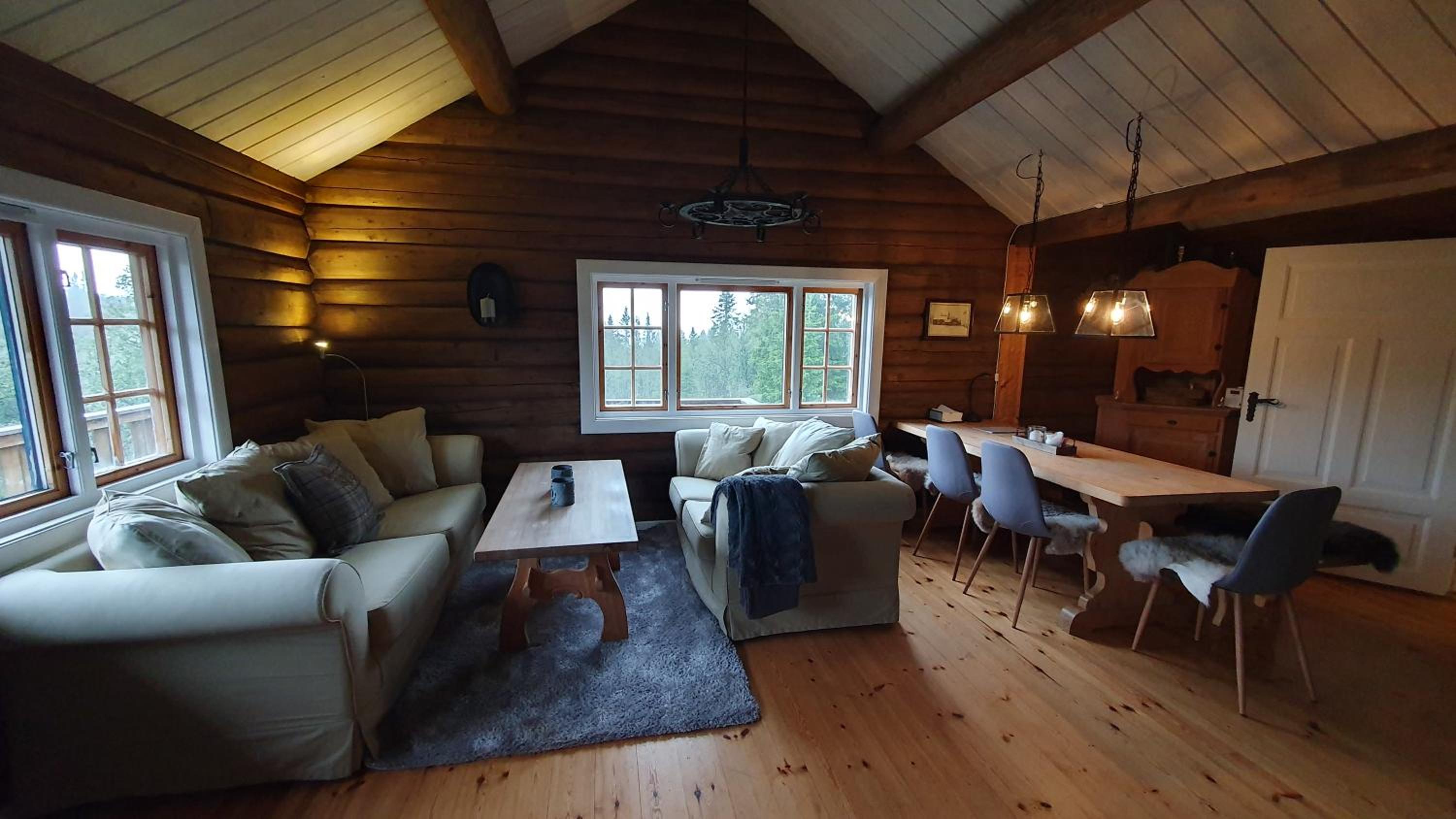 Cozy log cabin at beautiful Nystølsfjellet view 2