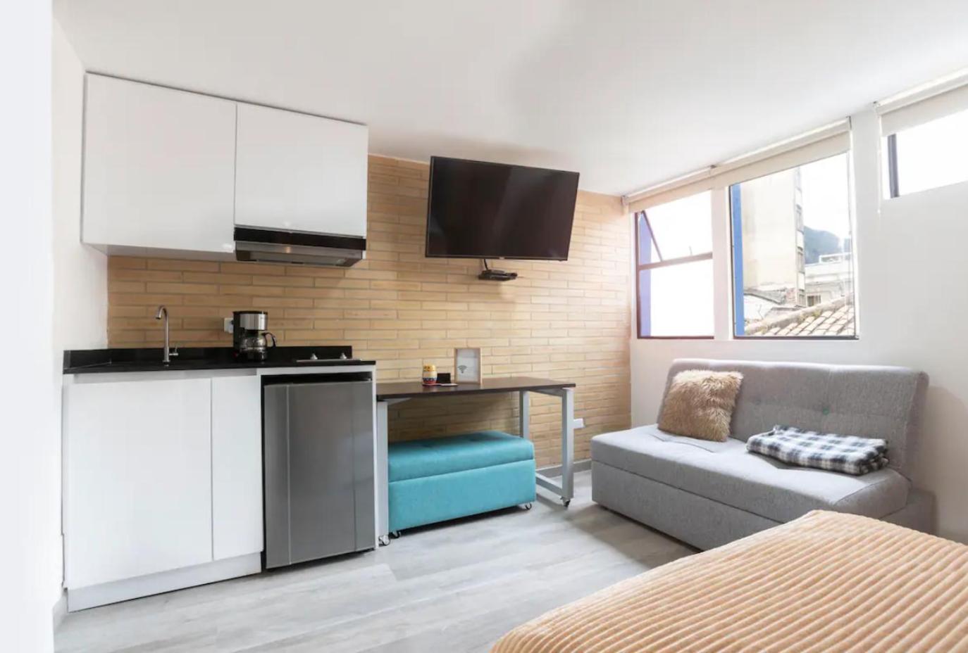 A Moderno loft con wifi en Centro de Bogotá
