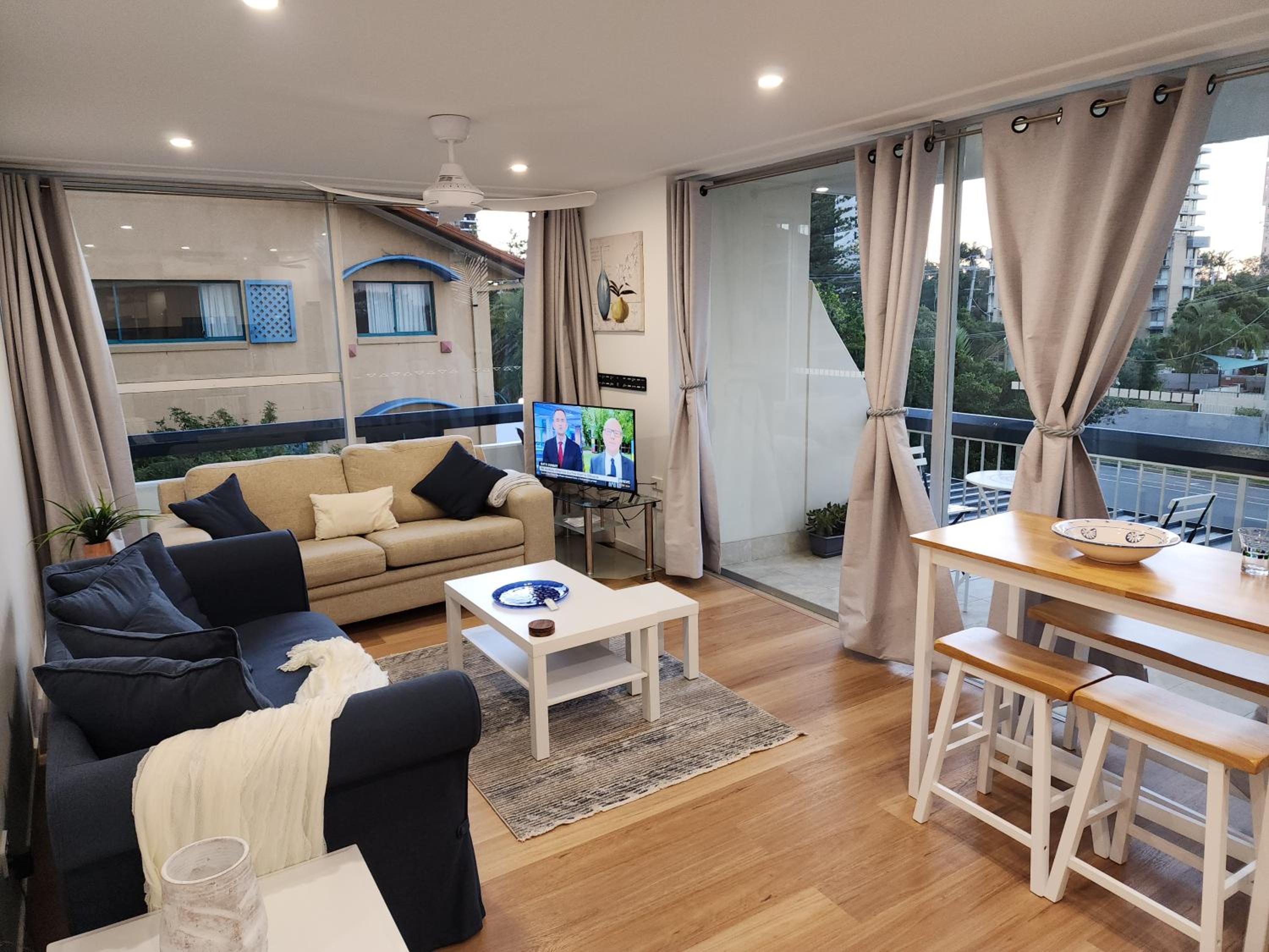 Entire beachside 2 bedroom unit
