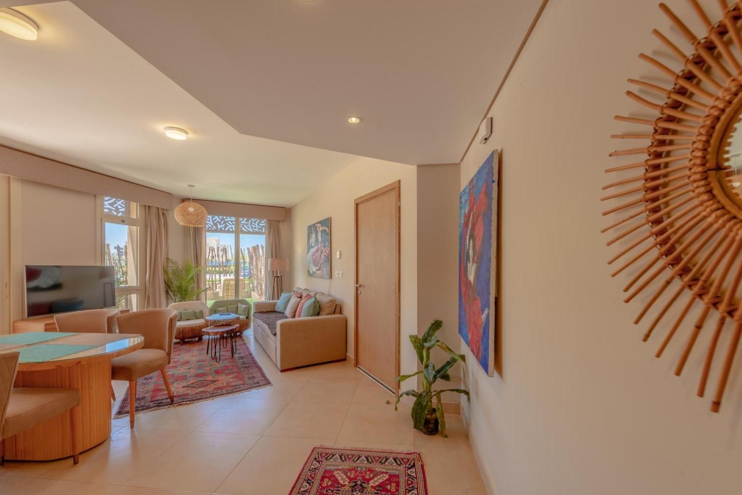 Fresh & Modern 1BR in El Gouna. Mangroovy Pool & Beach