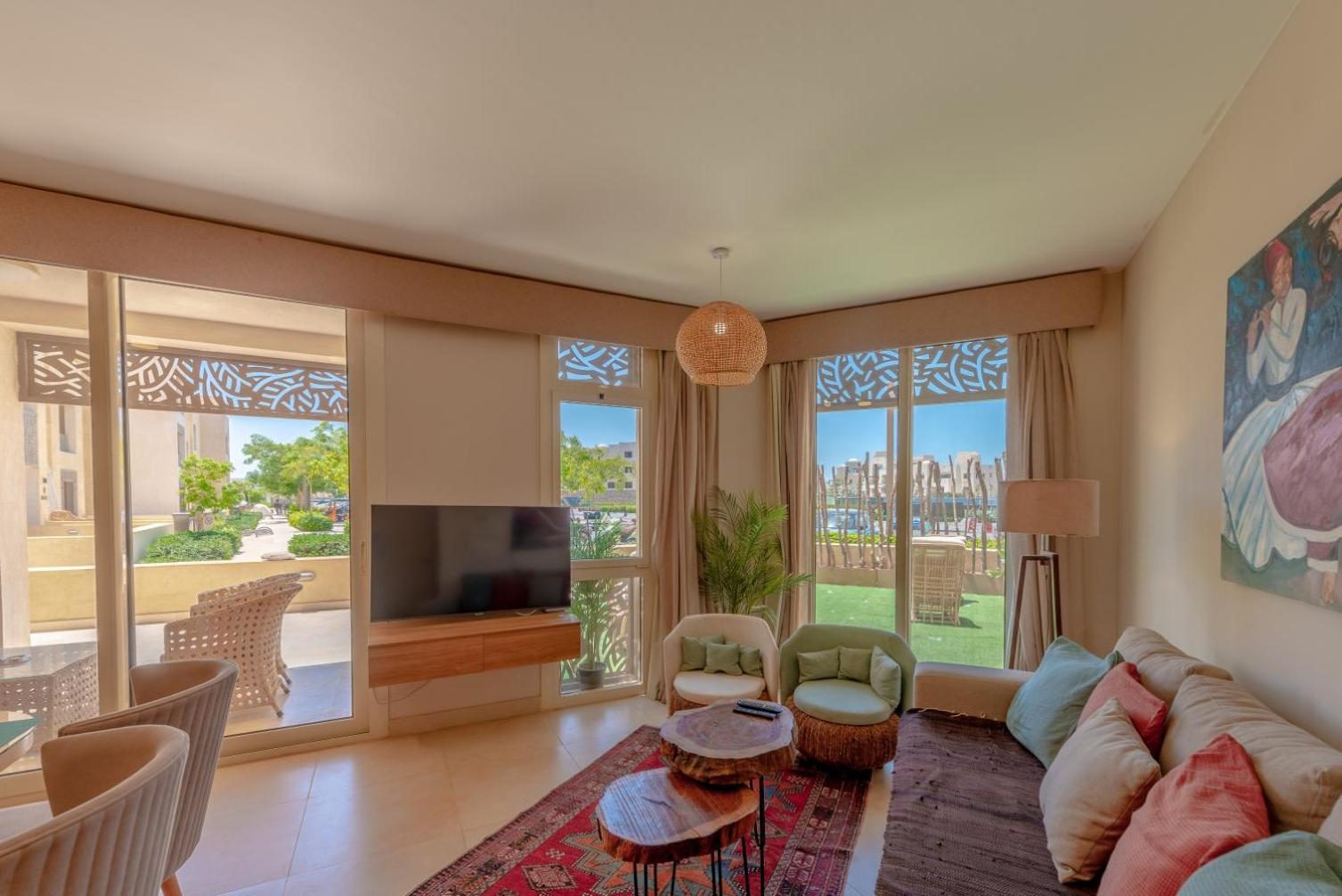 Fresh & Modern 1BR in El Gouna. Mangroovy Pool & Beach