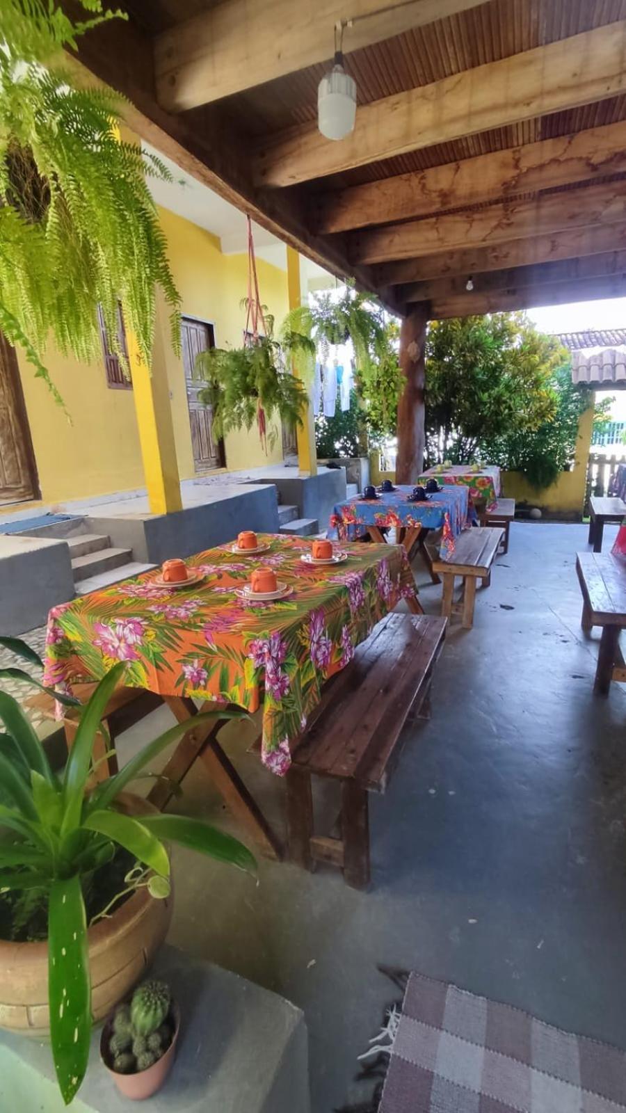 outdoor BBQ area