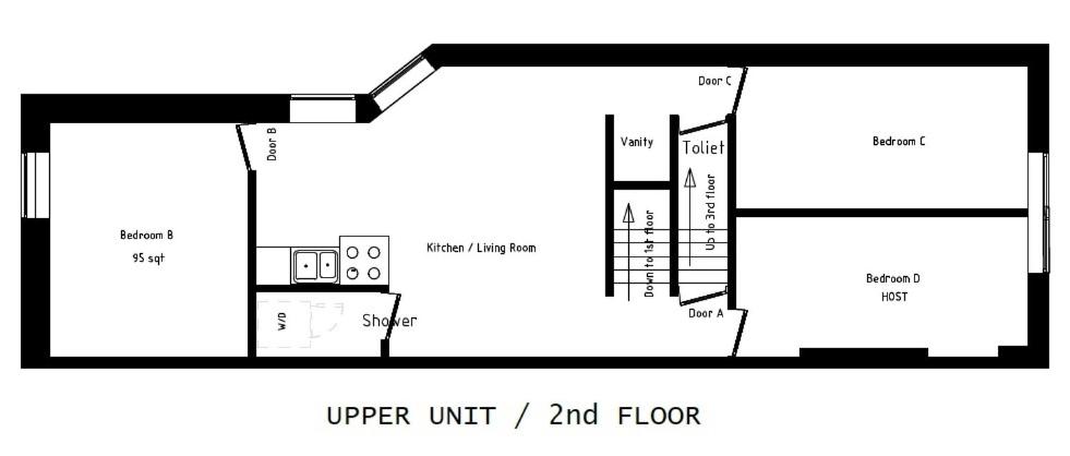 Double Room with SHARED Bathroom 536B