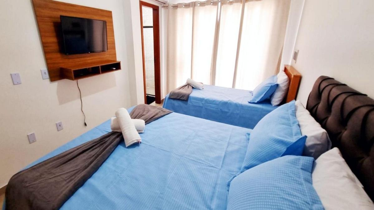Apartamento em condomínio com 2 quartos para 6 pessoas