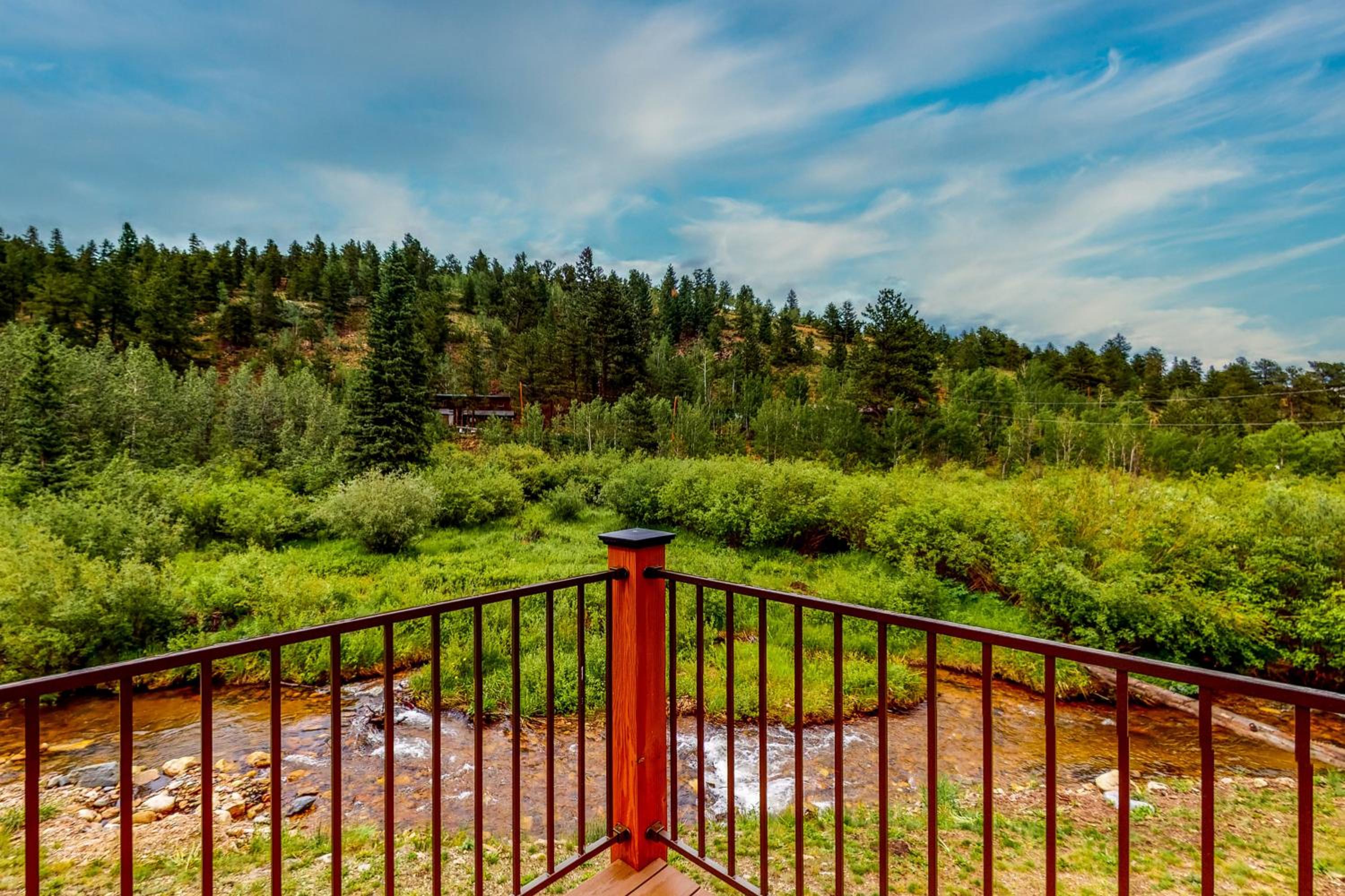 Deck and Mtn Views! Family A-Frame Cabin in Bailey