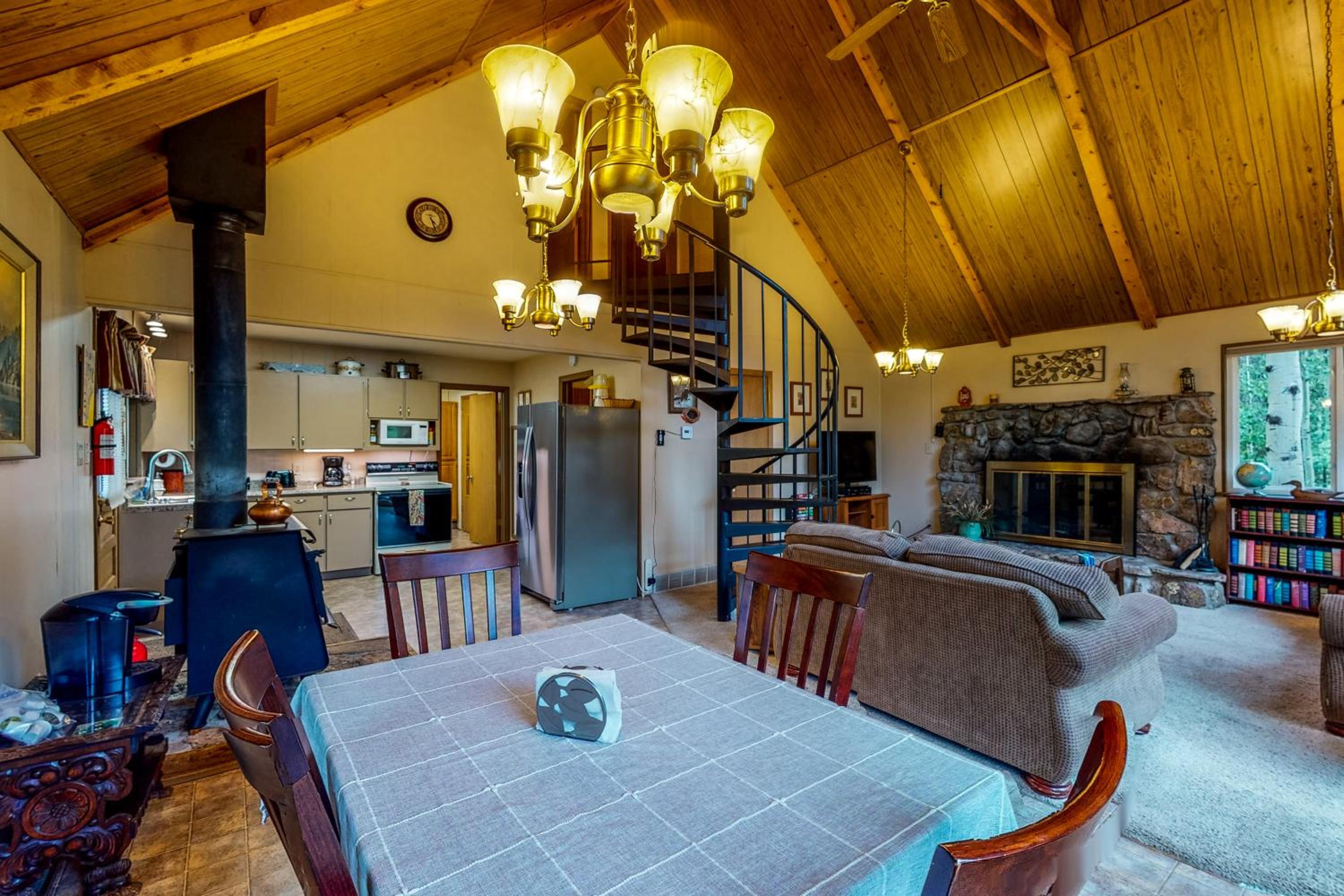 Deck and Mtn Views! Family A-Frame Cabin in Bailey
