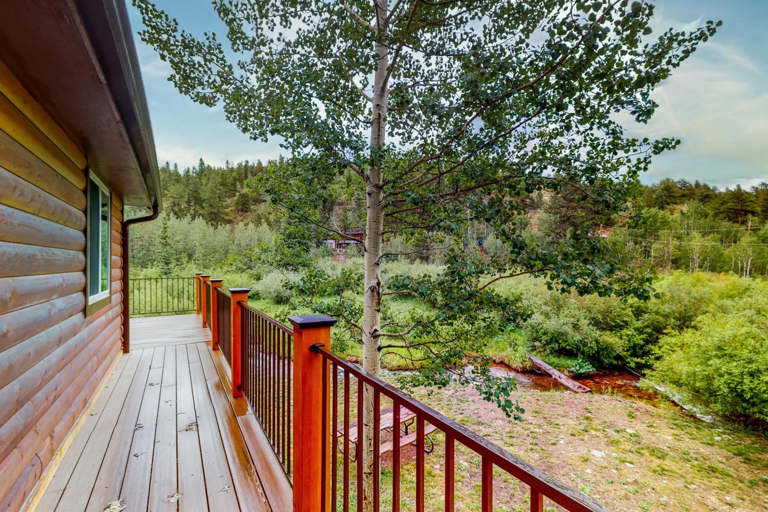 Deck and Mtn Views! Family A-Frame Cabin in Bailey