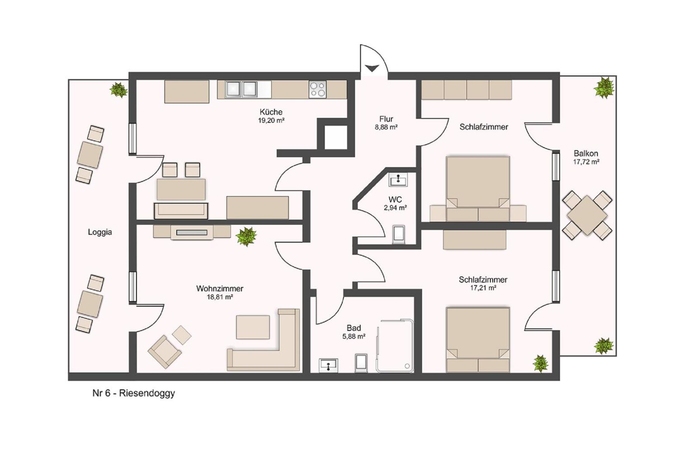 Ferienwohnung Immerschön