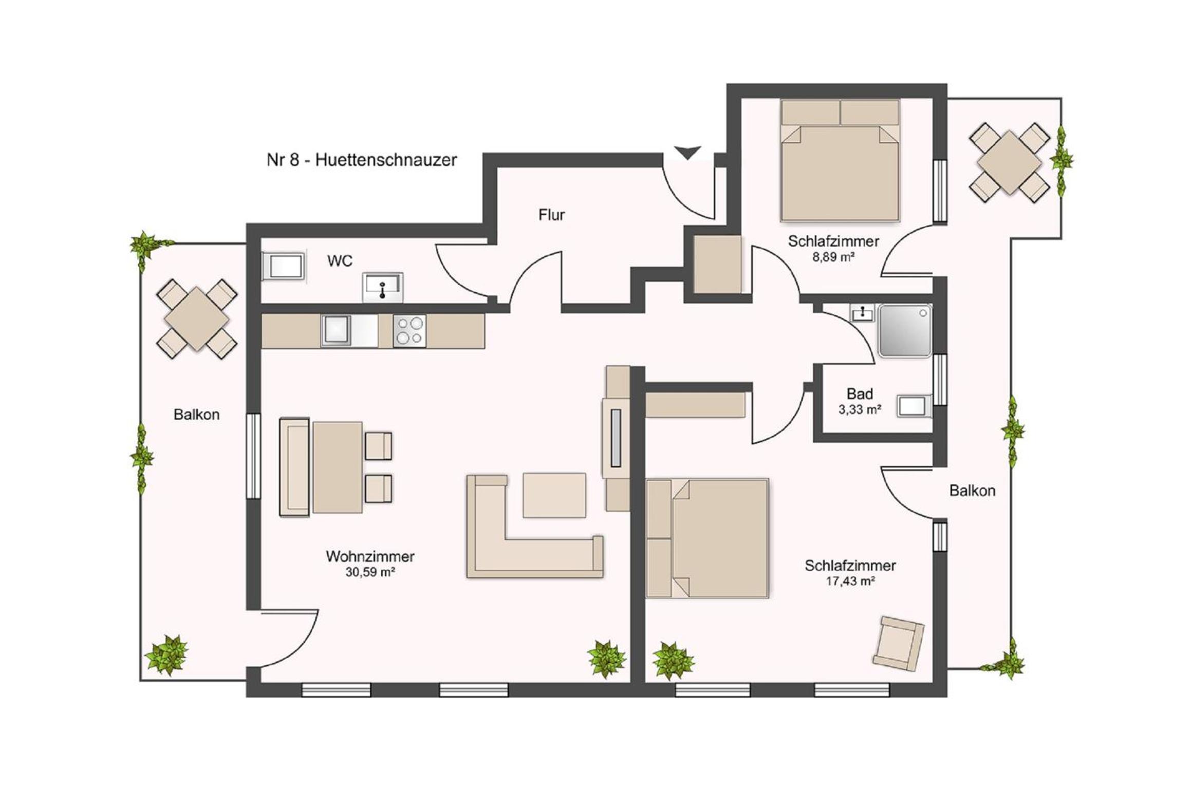 Ferienwohnung Immerschön