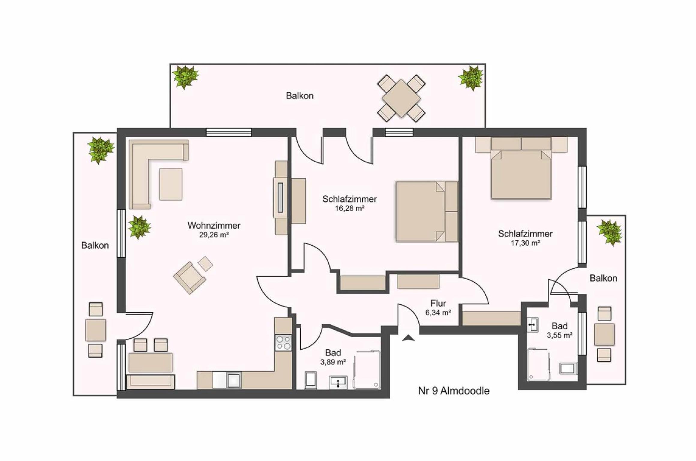 Ferienwohnung Immerschön