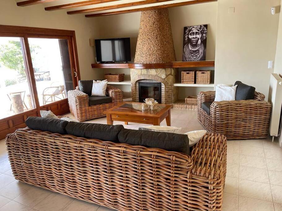 Luxe privé villa met zeezicht