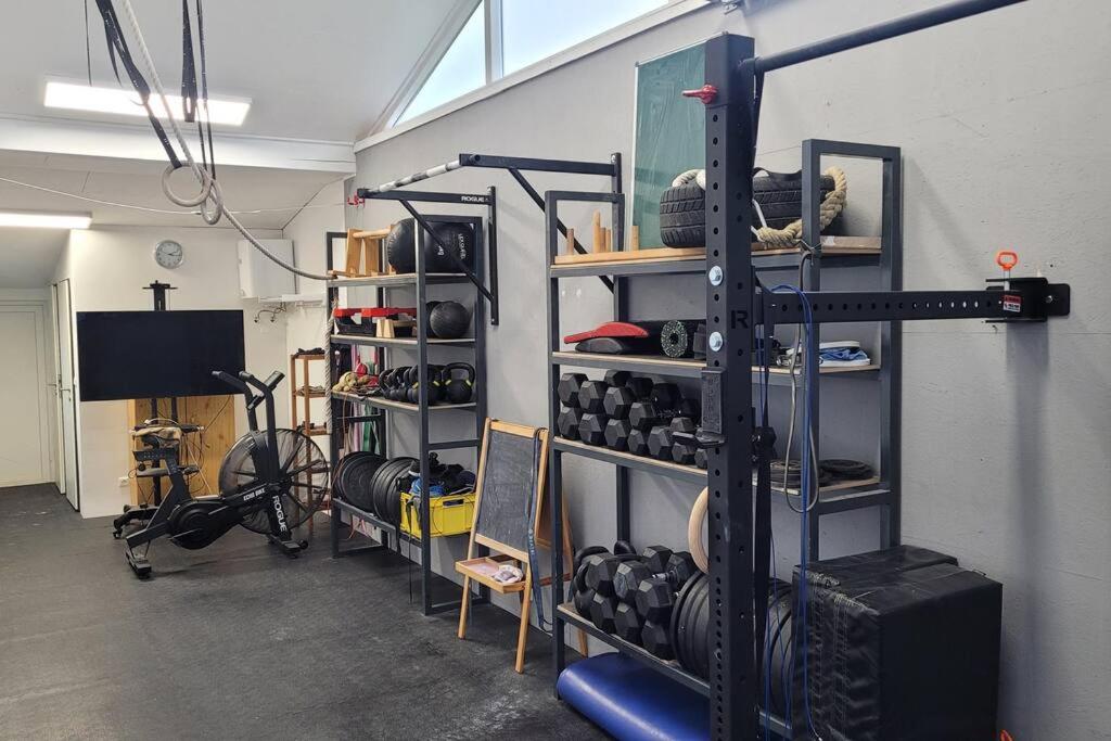 Große Ferienwohnung süd-östlich von München mit Fitnessraum