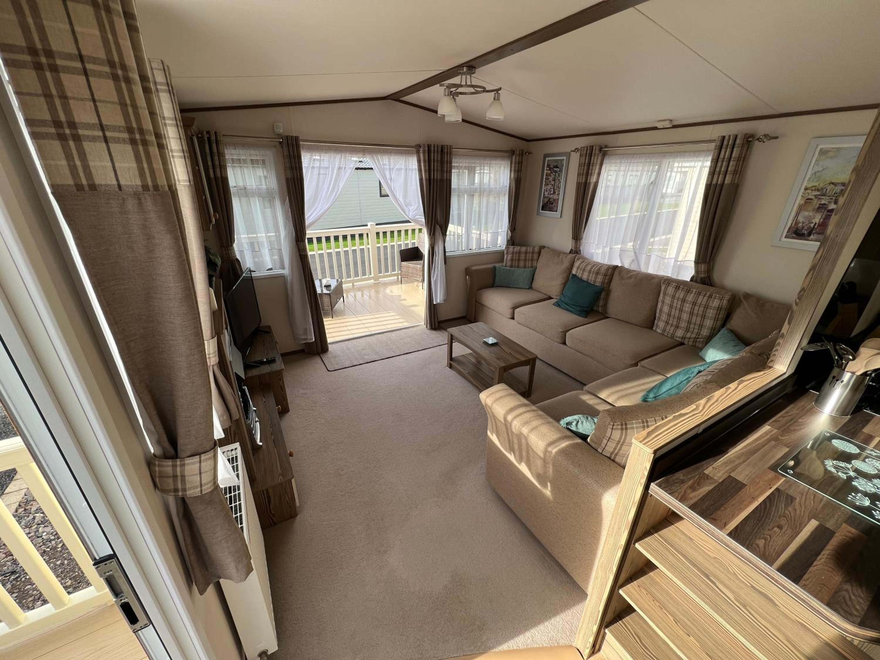 Althea Holiday Caravan, West Sands view 2