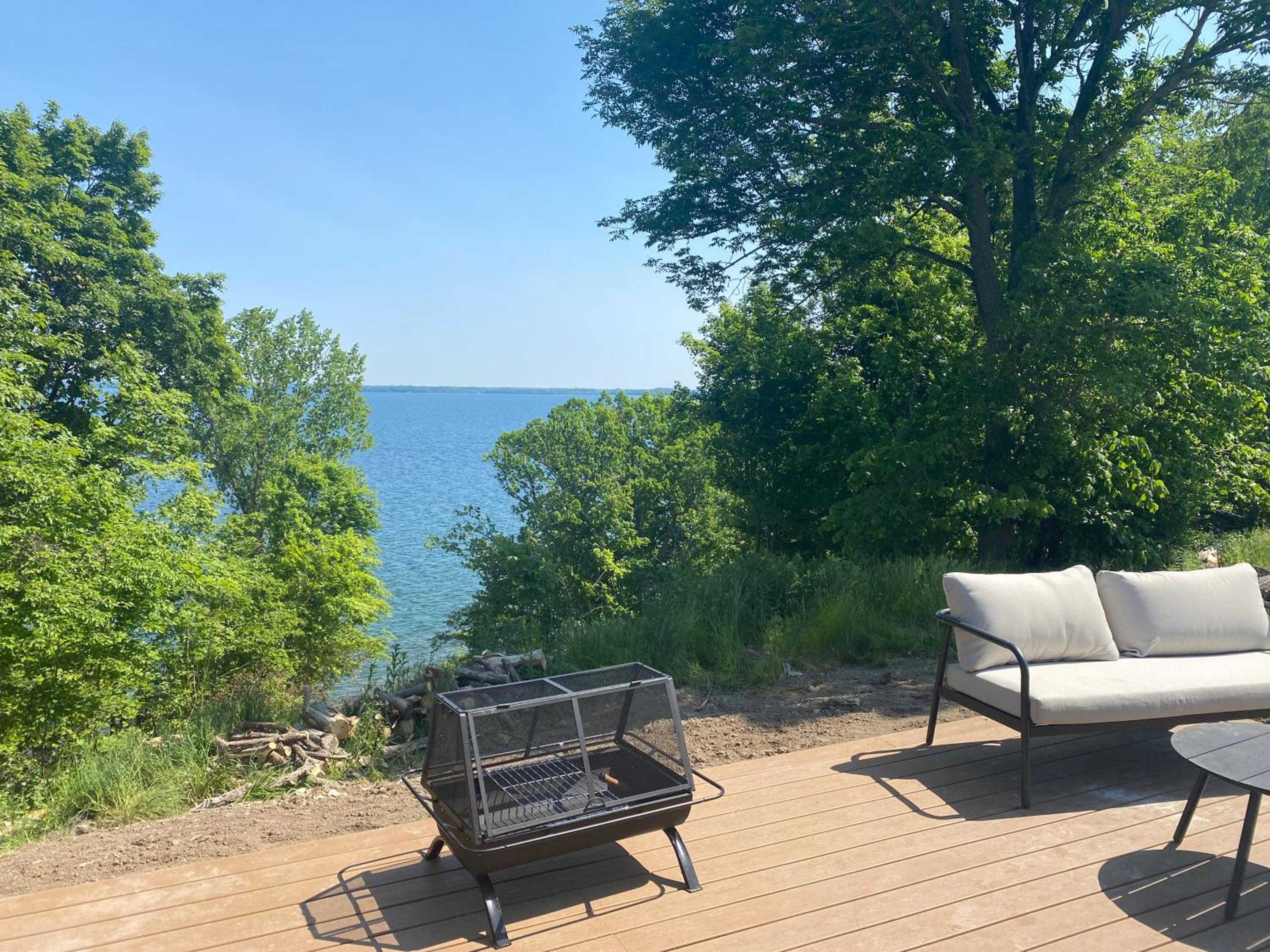 Unique waterfront house with private beach