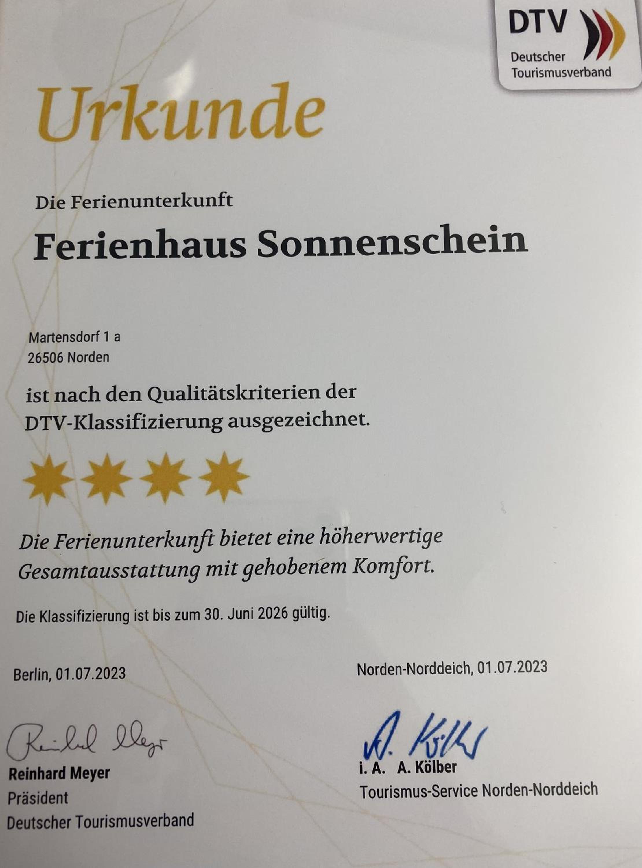 Ferienhaus Sonnenschein - Wohnung 1