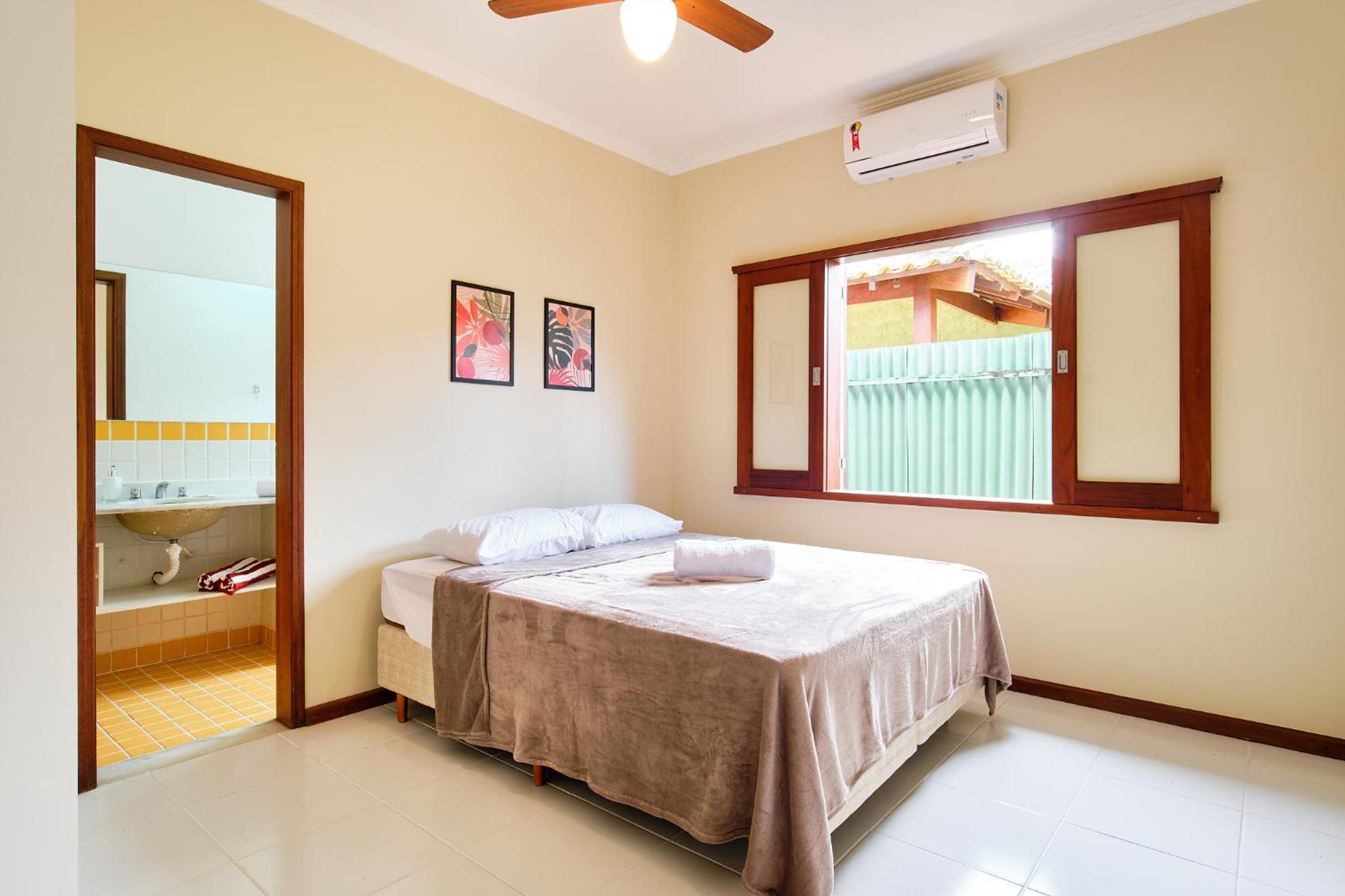 Casa Caminho da Praia 3 quartos com ar no Cabore
