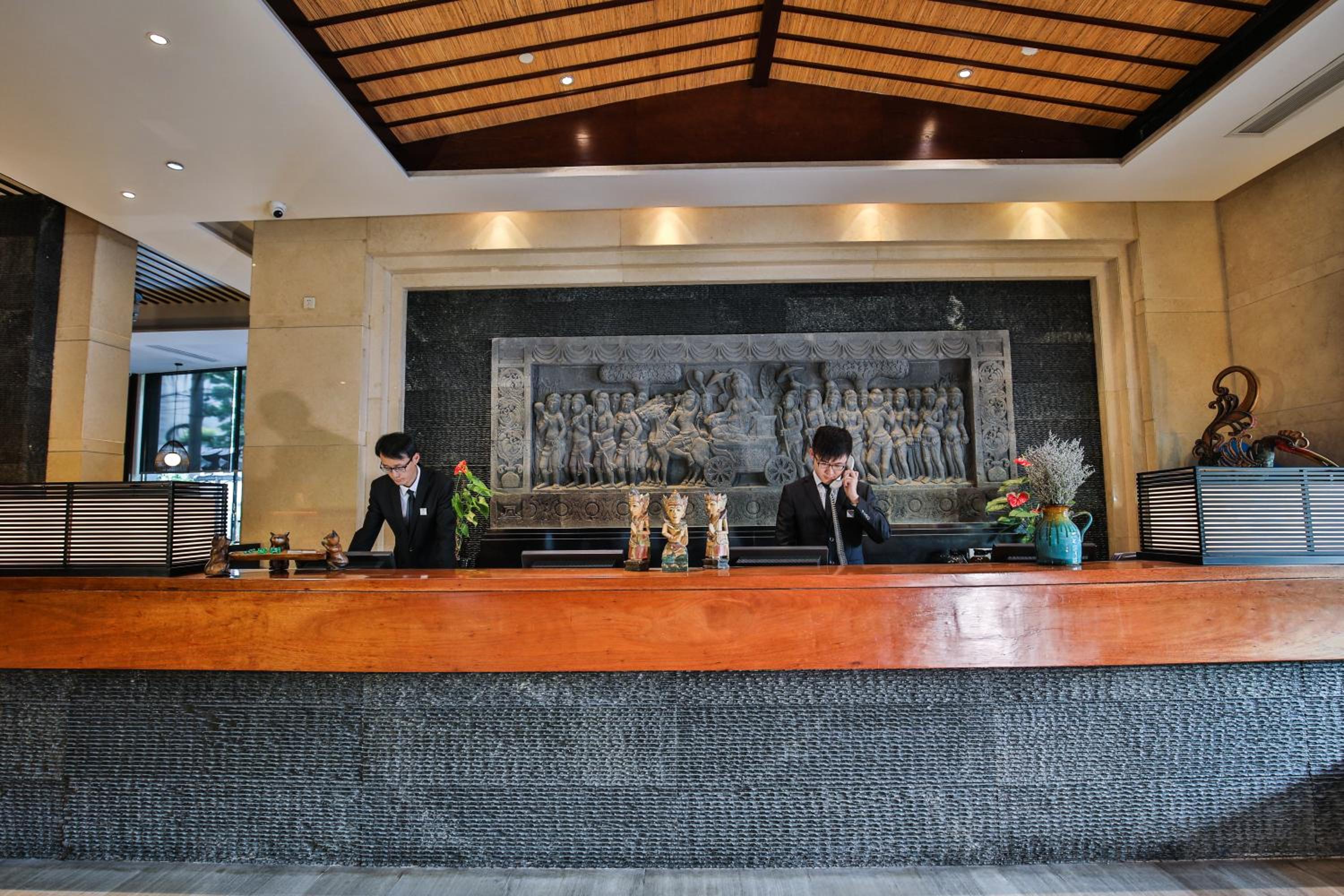 hotel reception