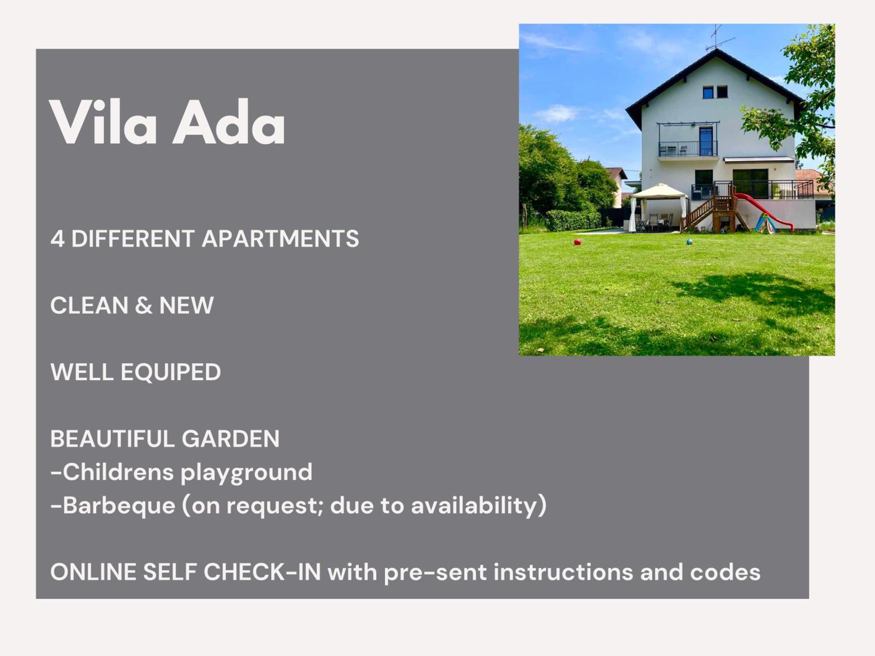 VILA ADA - 4 Cosy Apartments view 2