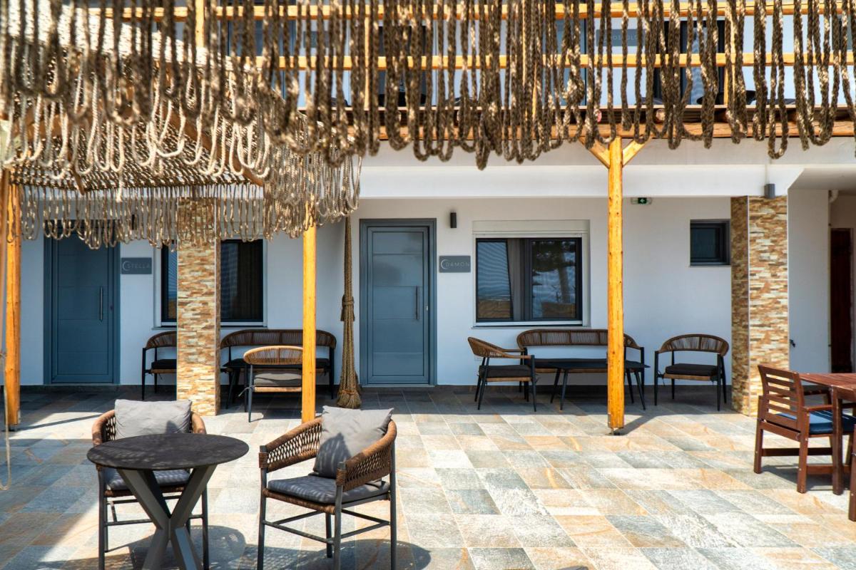 outdoor BBQ area