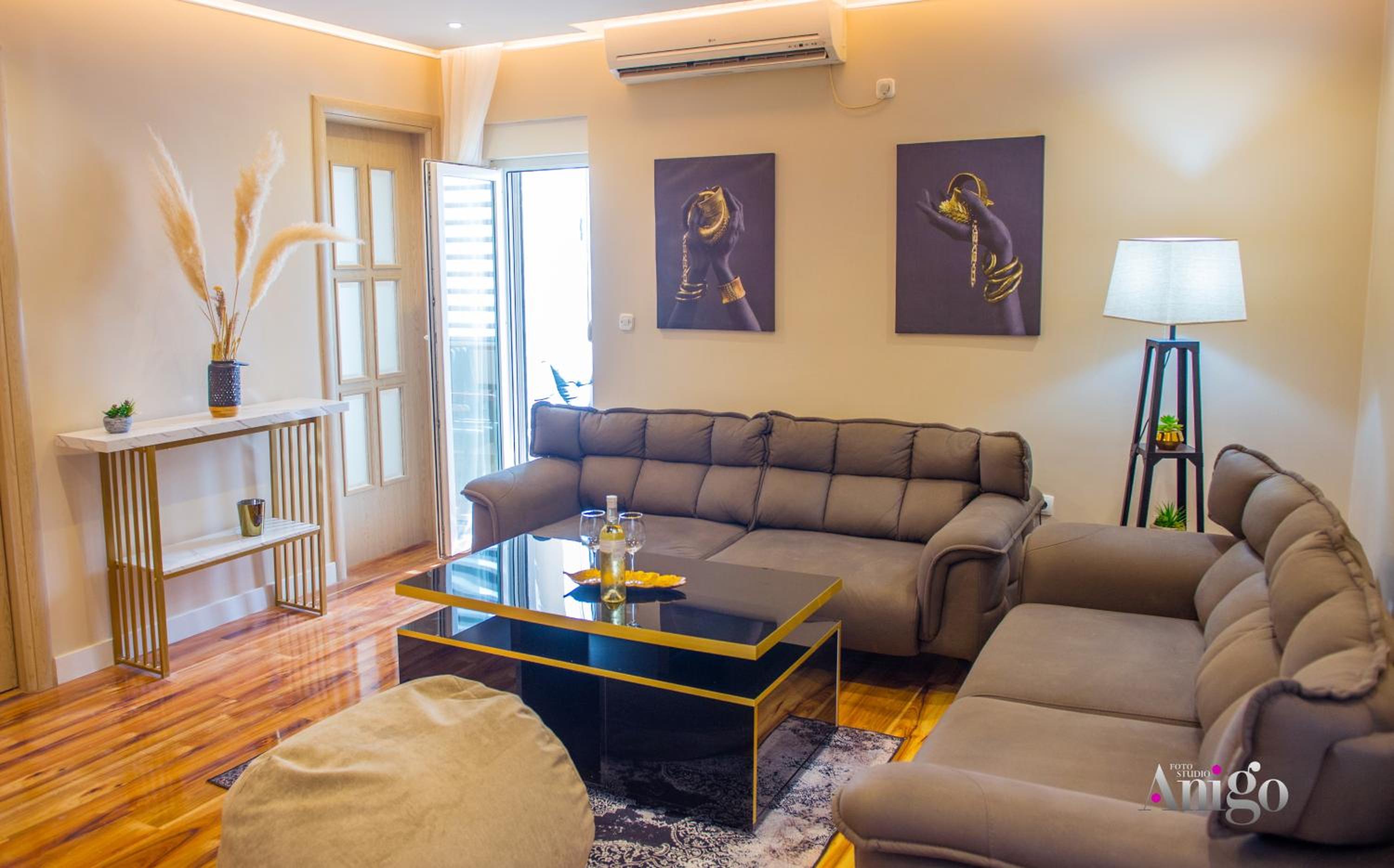 Luxury Apartment Black and Gold