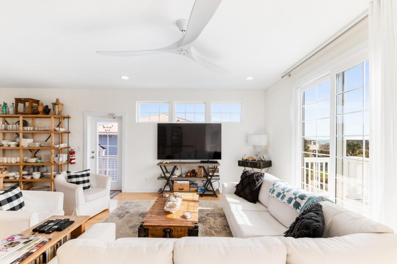 Sol Mate Roof top deck at the Beach Private heated pool spa and firepit view 2
