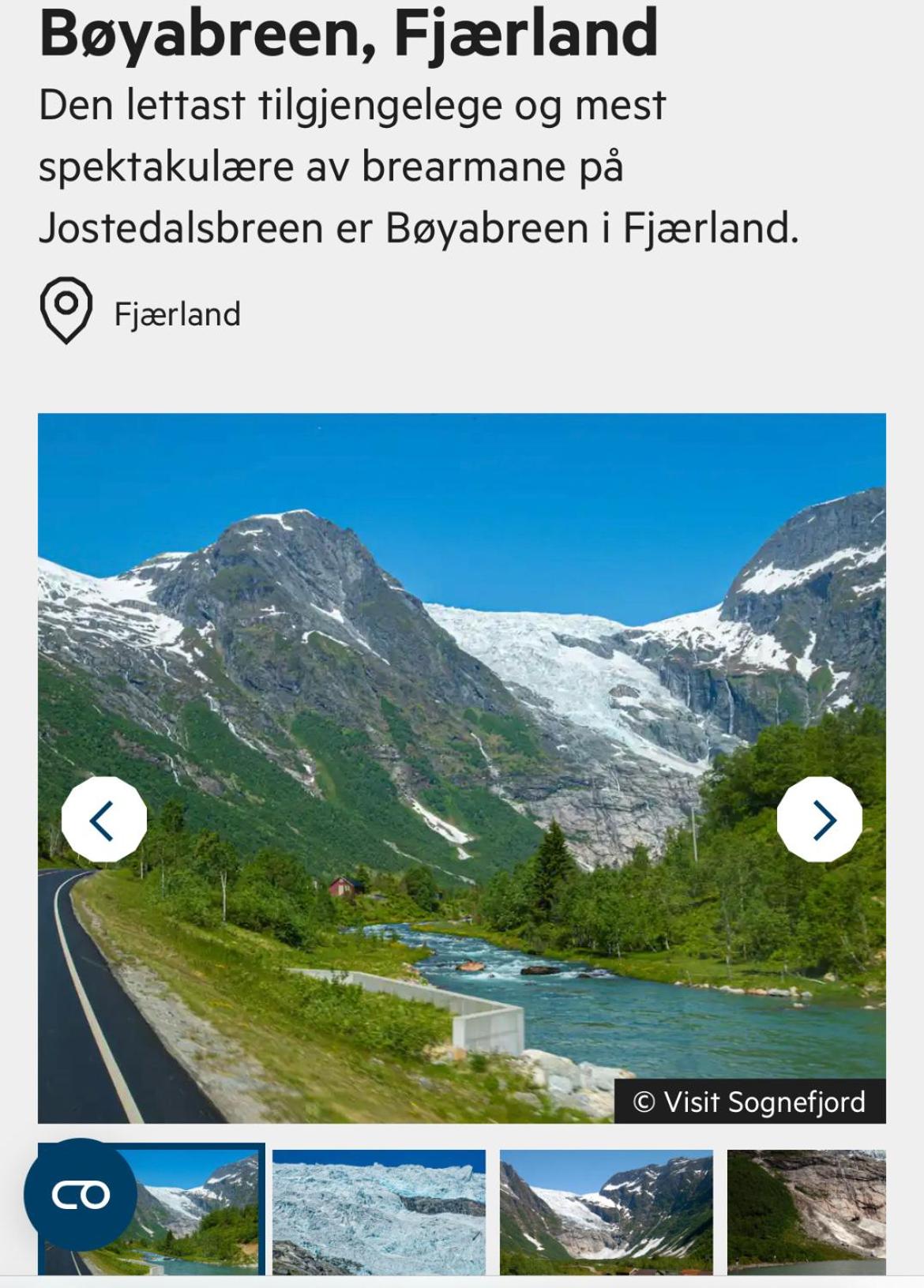 Gjestehus i Sogndal med utsikt over fjord og fjell