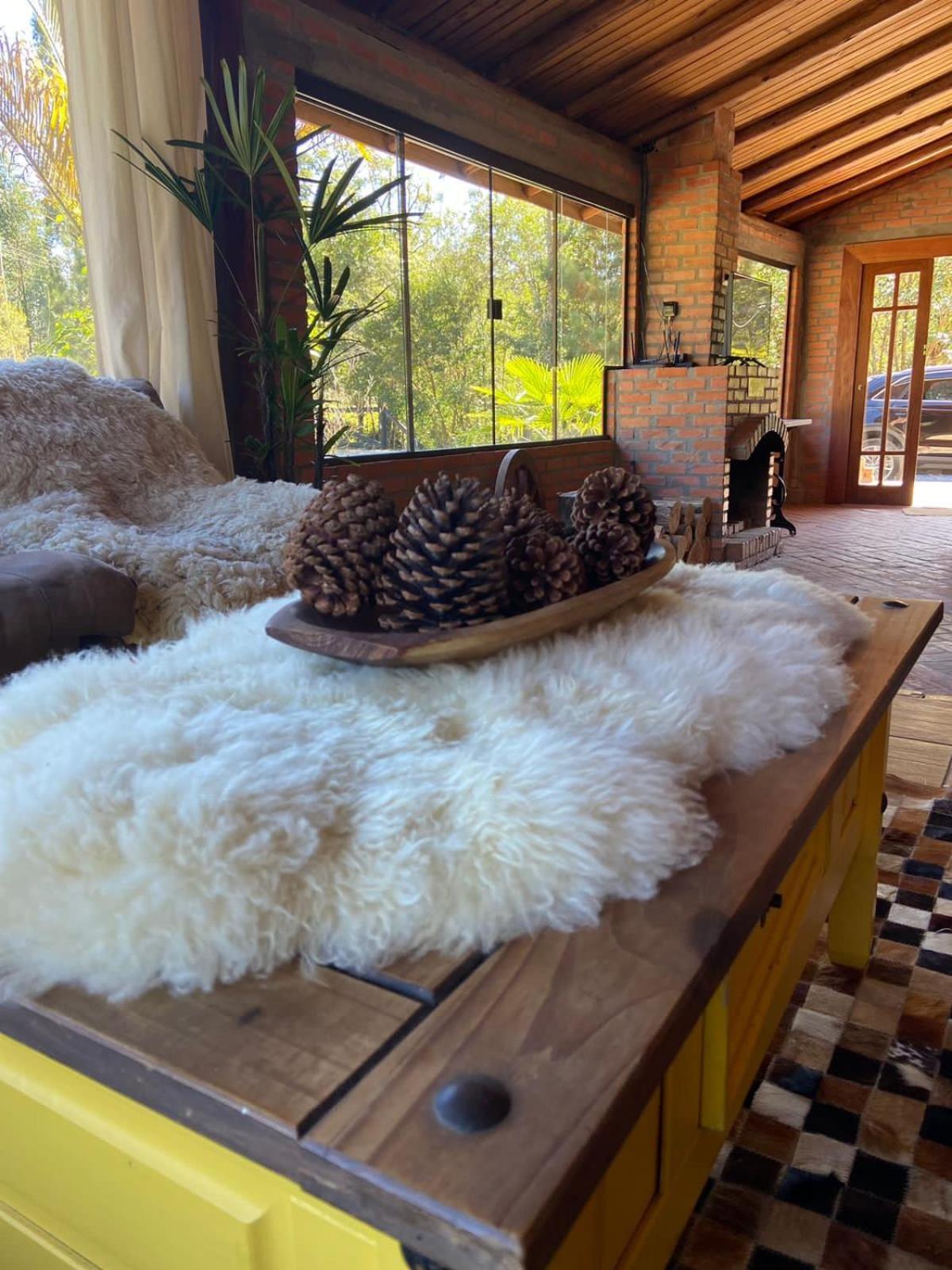 Chalé Cabana Sítio na Serra para amigos e familiares com Piscina