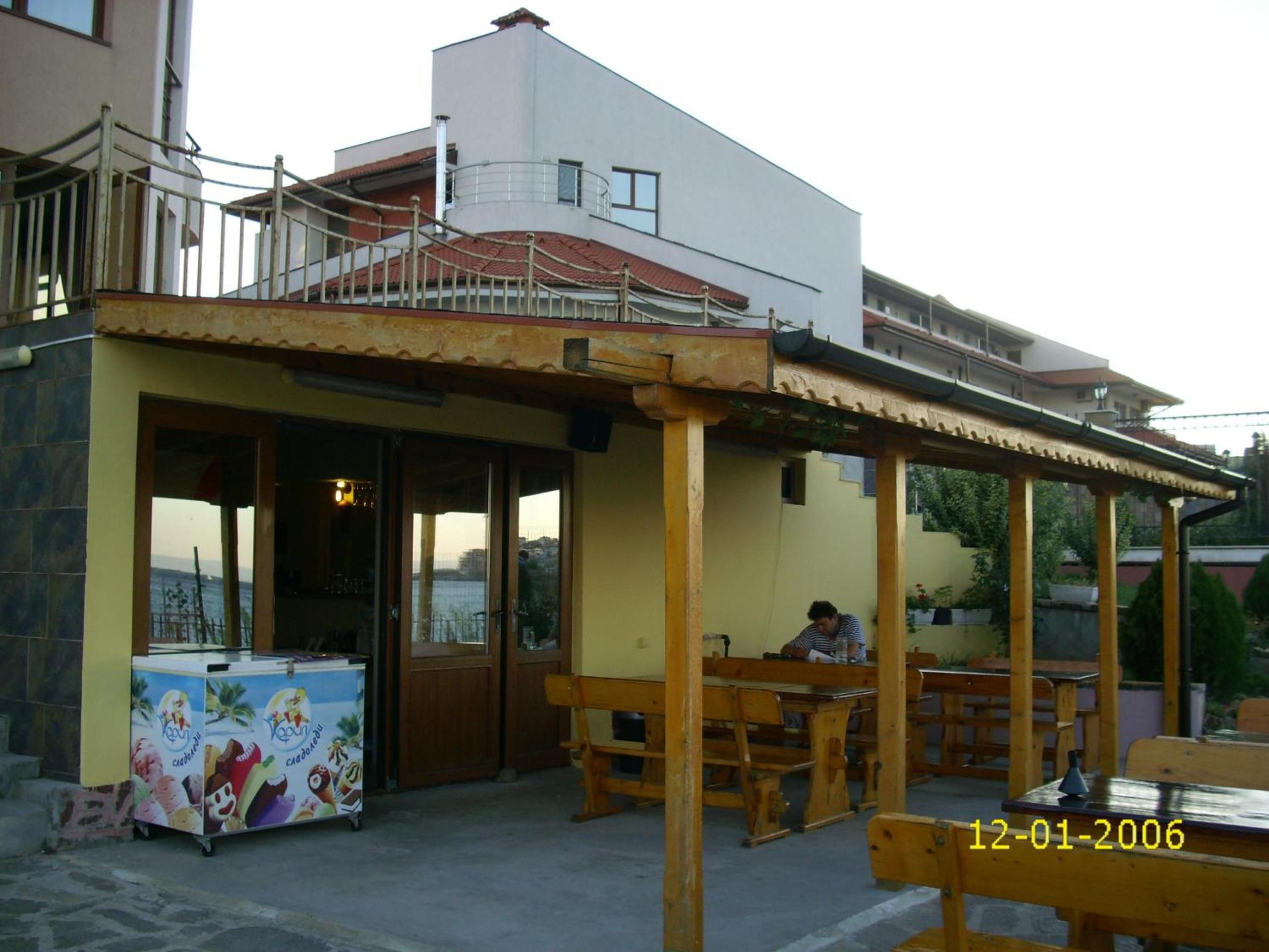 outdoor BBQ area