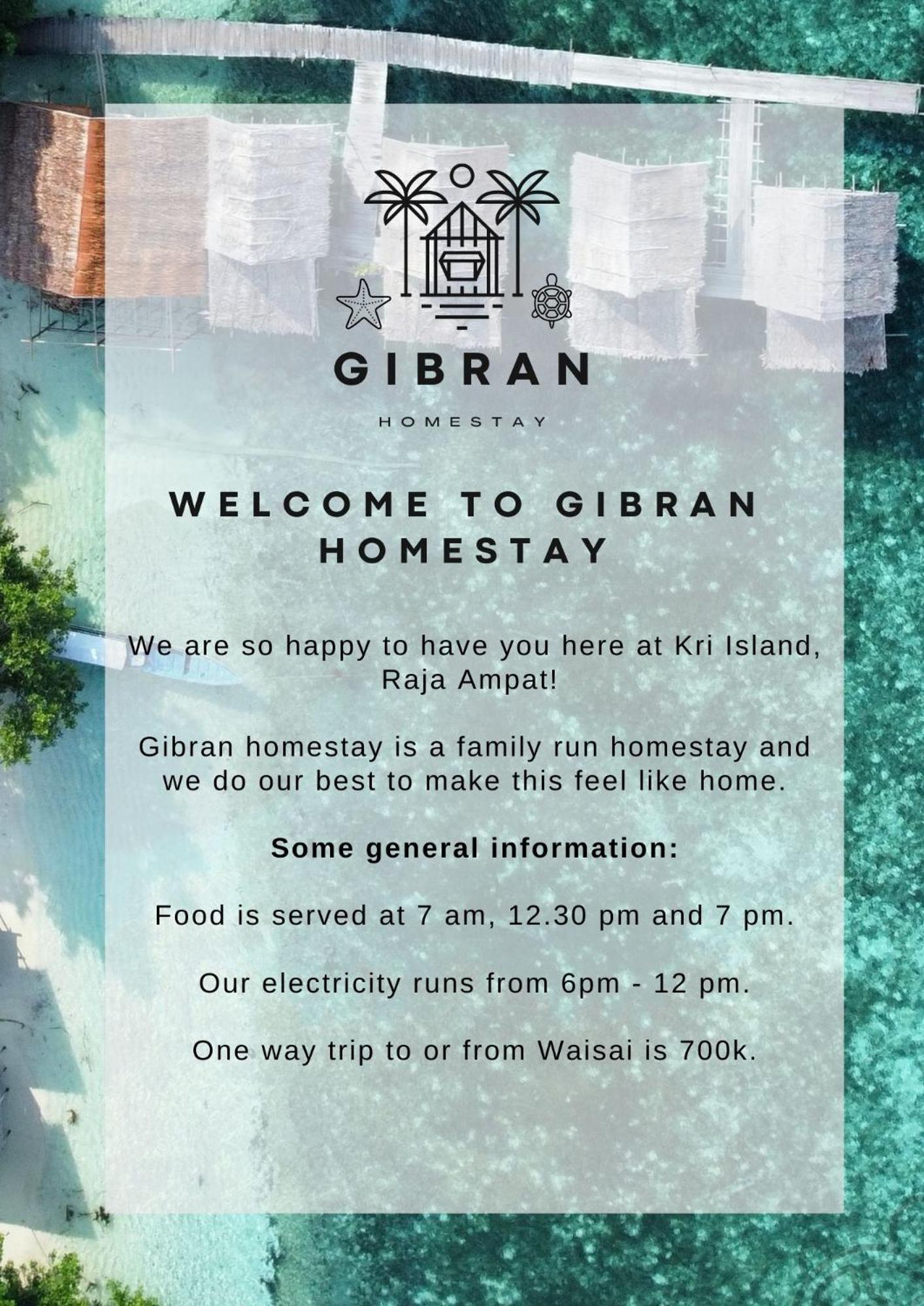 Gibran Dive Guest House view 2