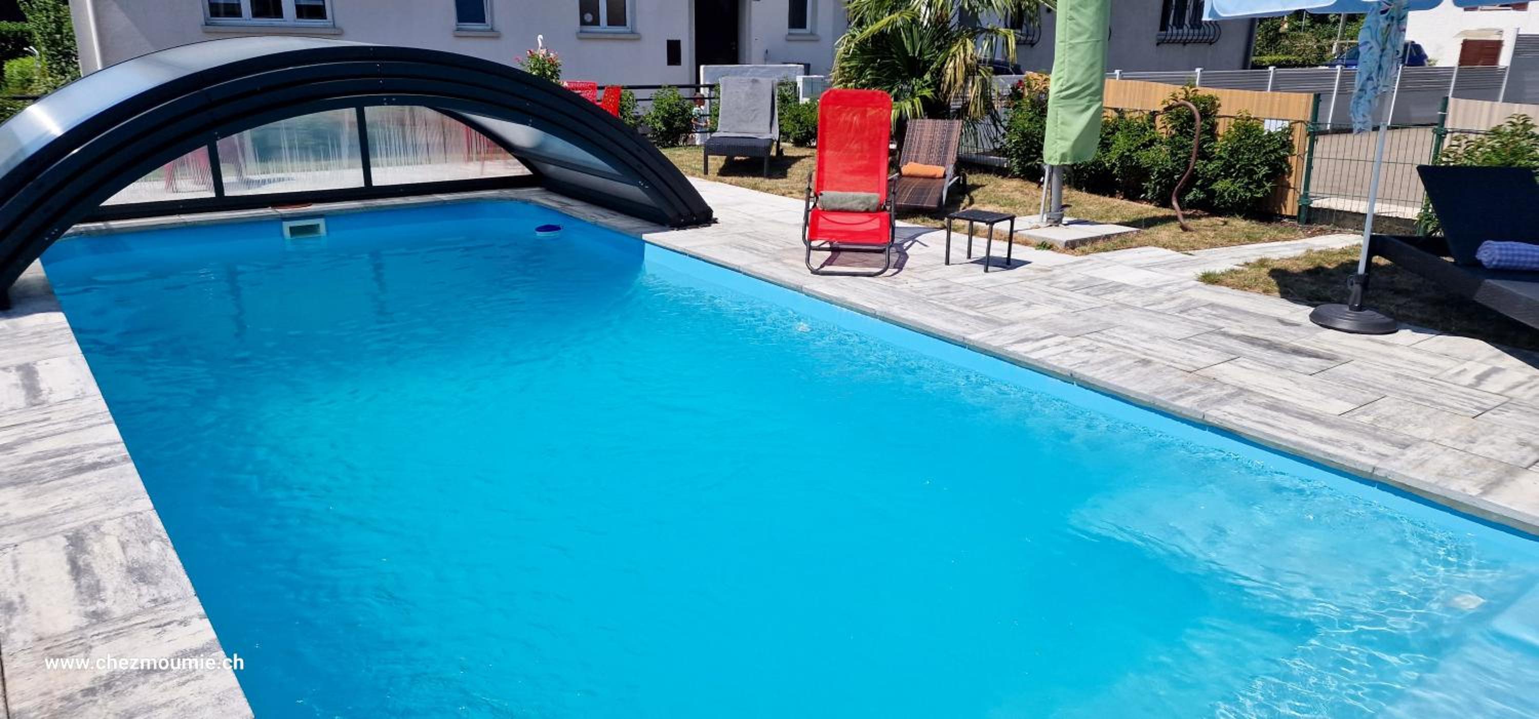 Comfortable studio in Bevaix with mountain view - 30 m² + Spa