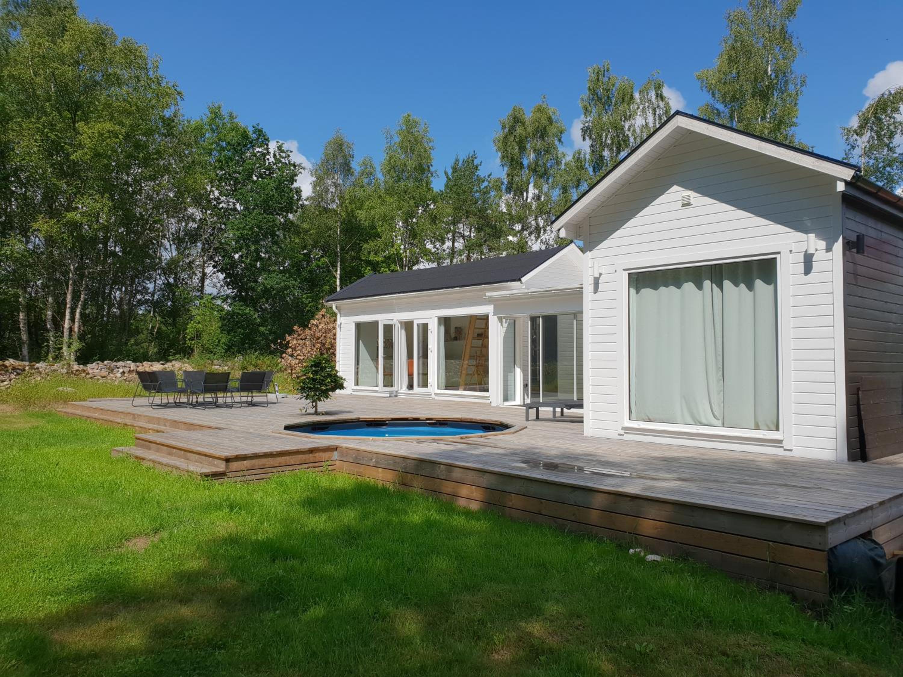 Cabin in the forest with Spa and Sauna view 3