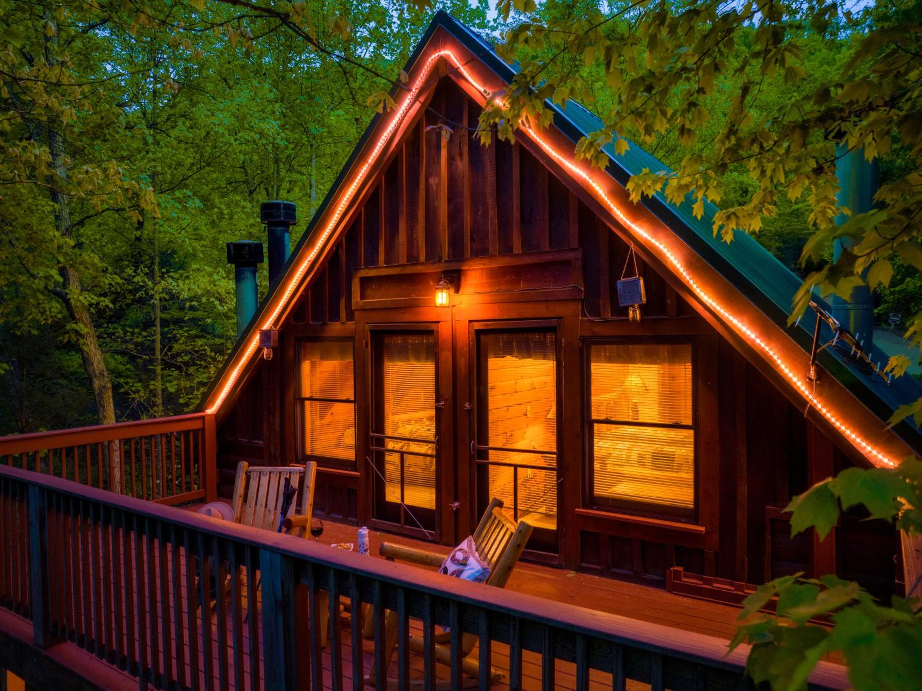 CABIN in a GATED RESORT with SEASONAL RESORT POOL view 3