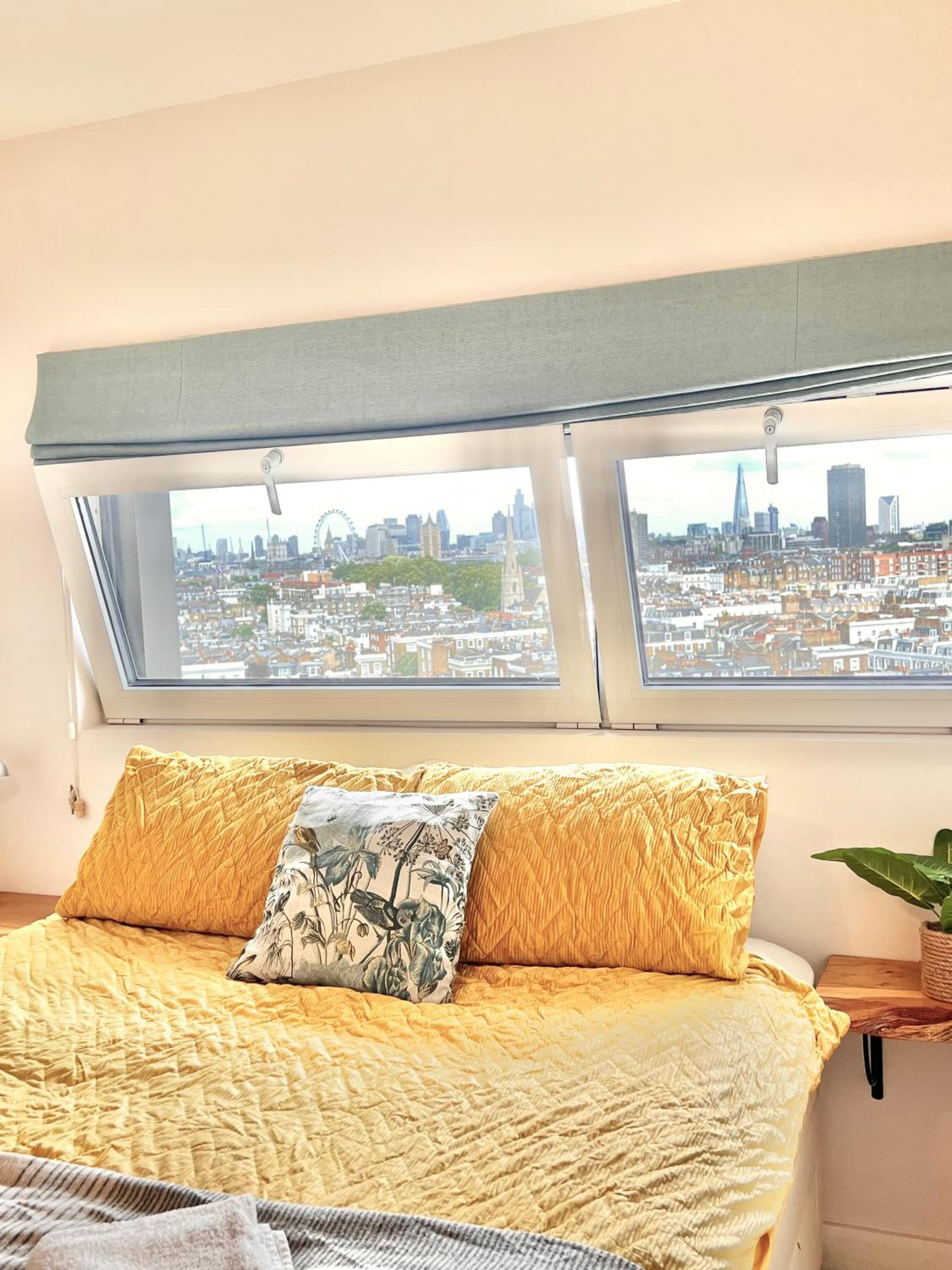 Central London skyline view highest floor service apartment