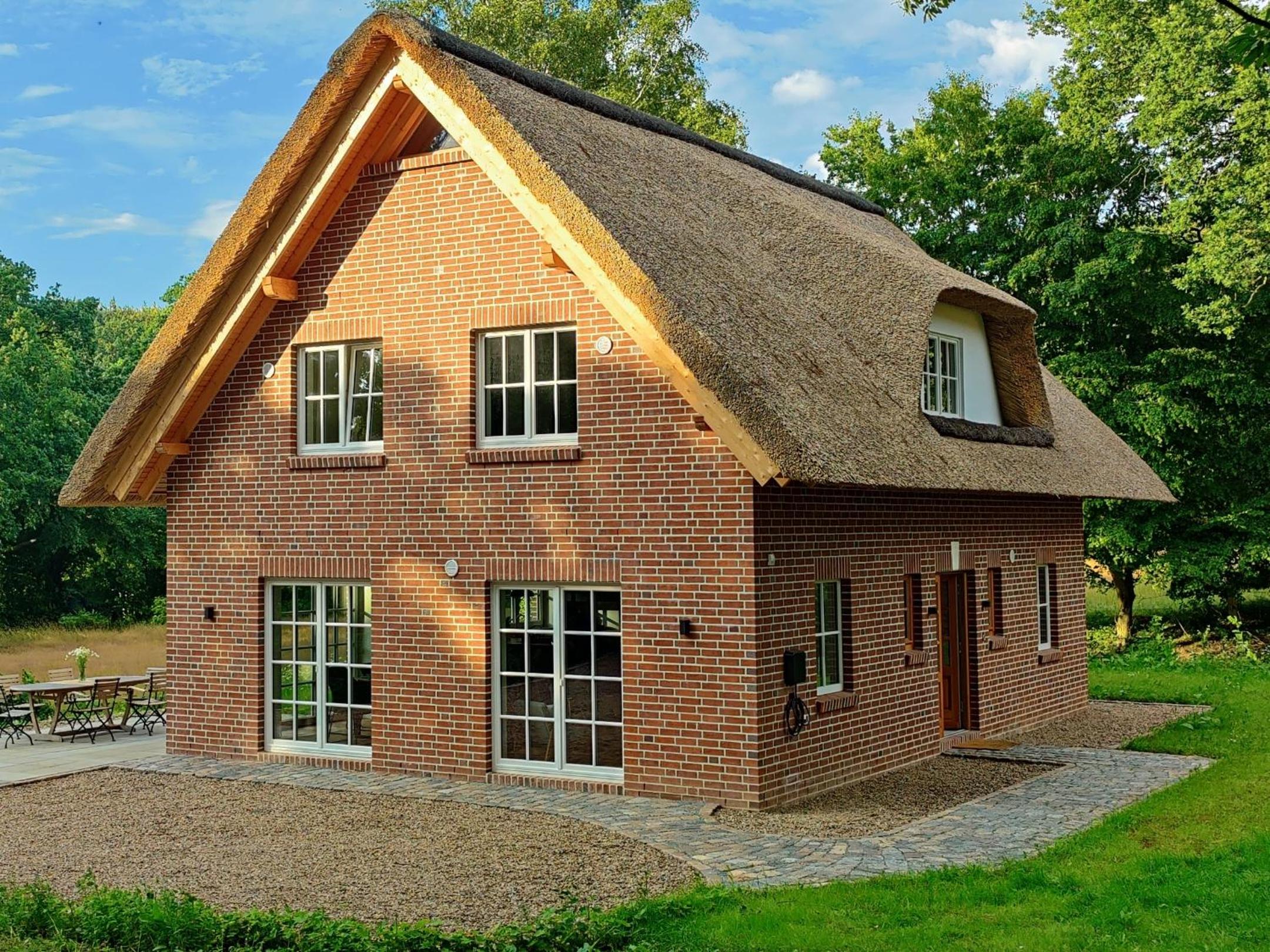 Reetdachhaus in der Bremer Schweiz