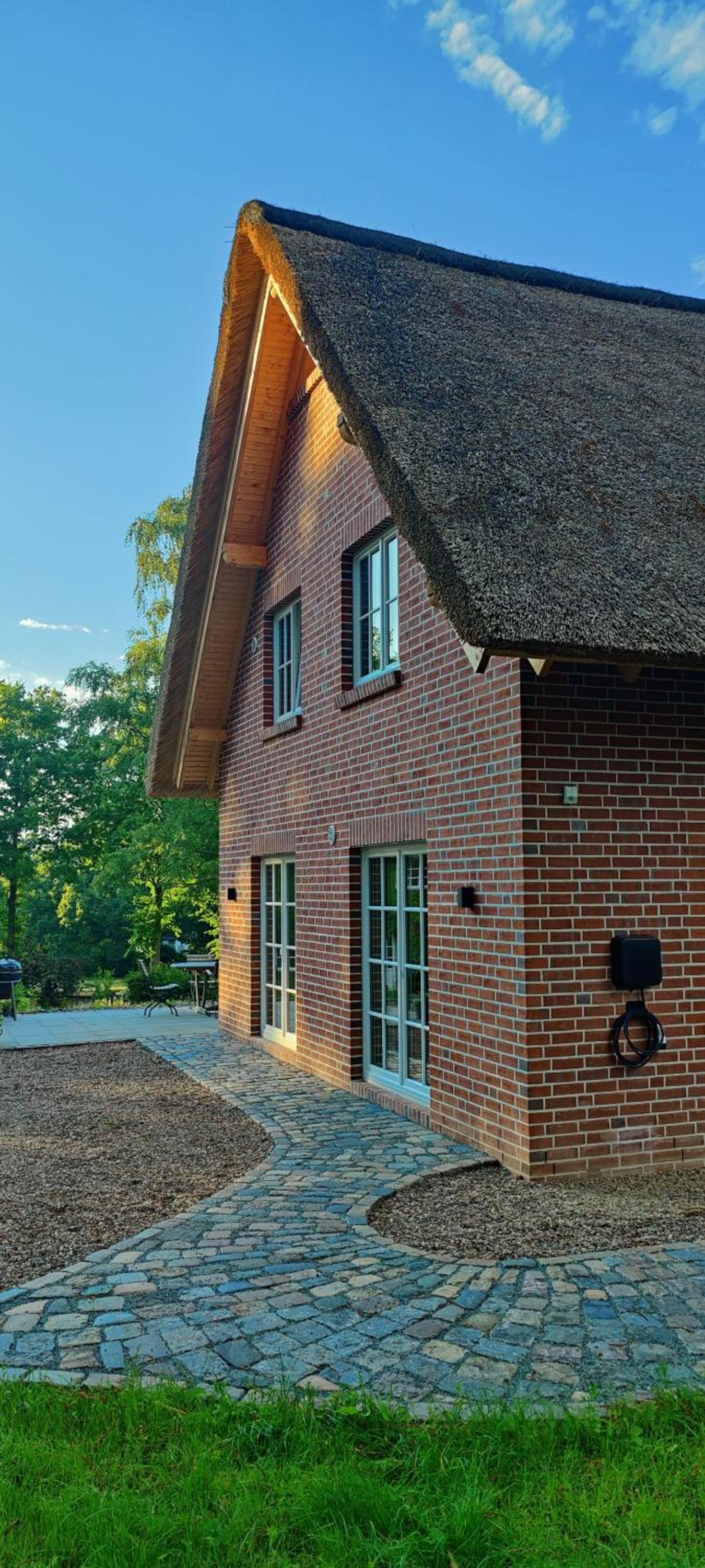 Reetdachhaus in der Bremer Schweiz