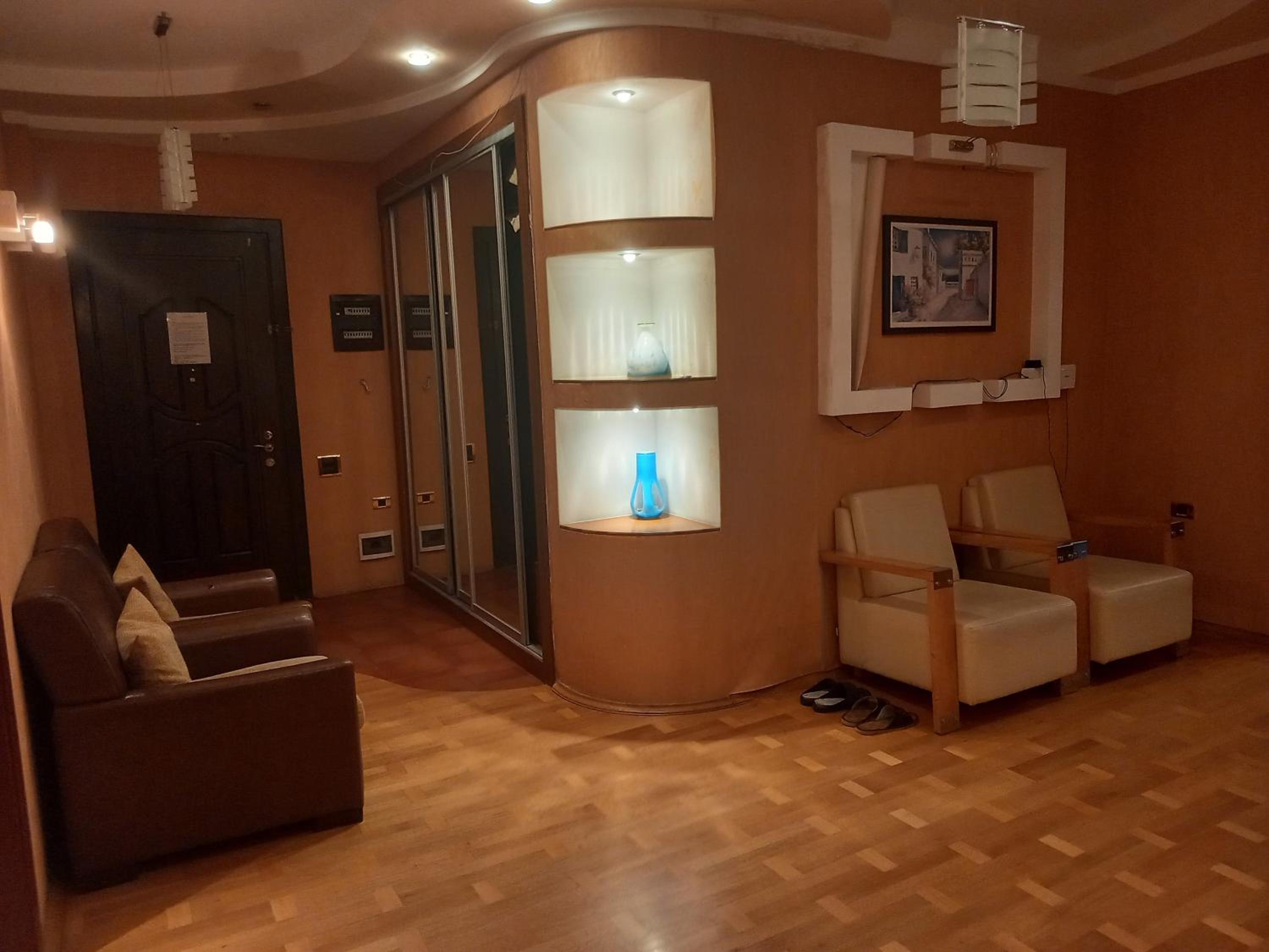 Flame Towers view apartment