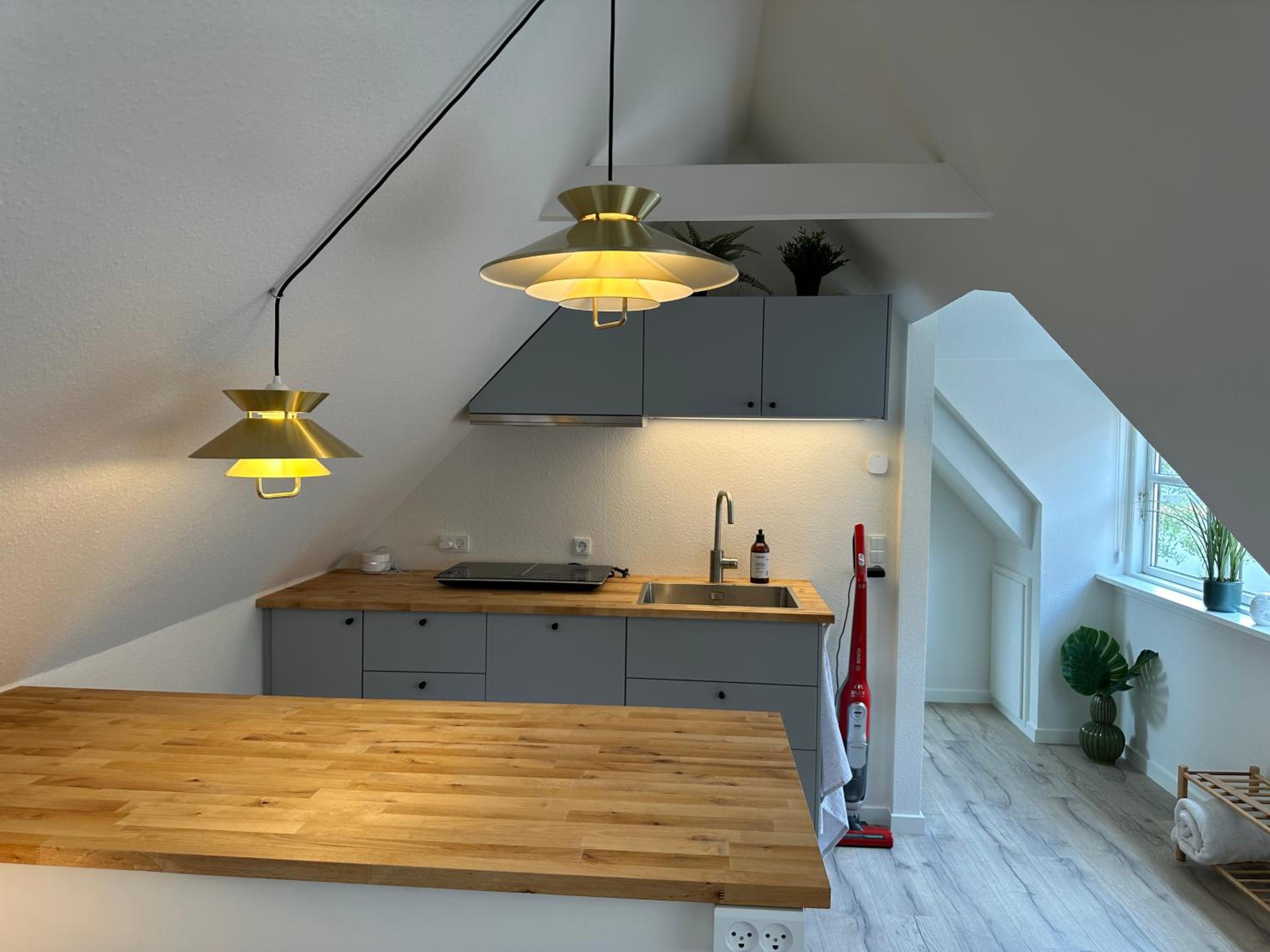Loftlejlighed i centrum