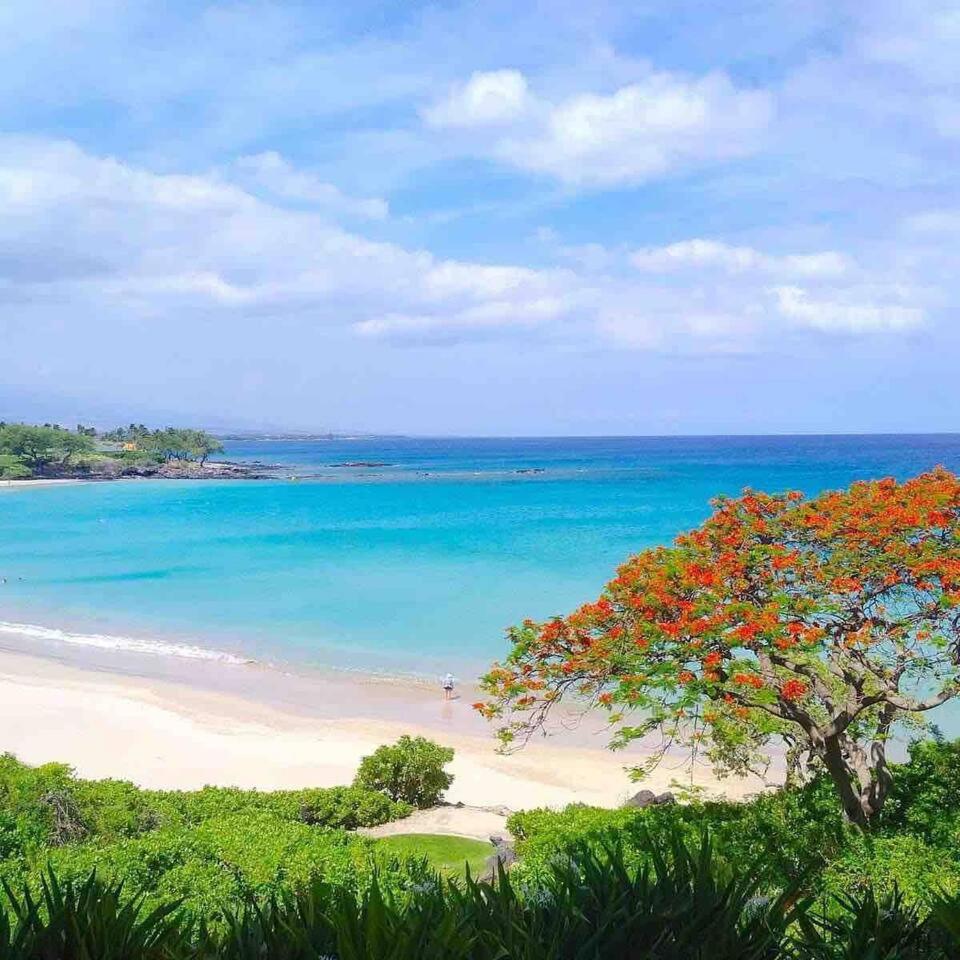 Kona Bay View Condo, Pool, Lanai, Walk to Town and Dining, AC, Free Parking