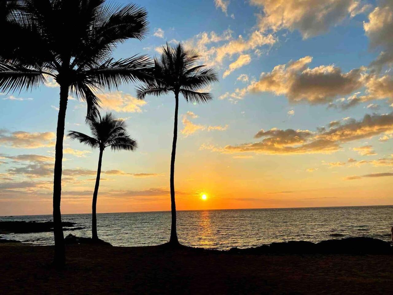 Kona Bay View Condo, Pool, Lanai, Walk to Town and Dining, AC, Free Parking