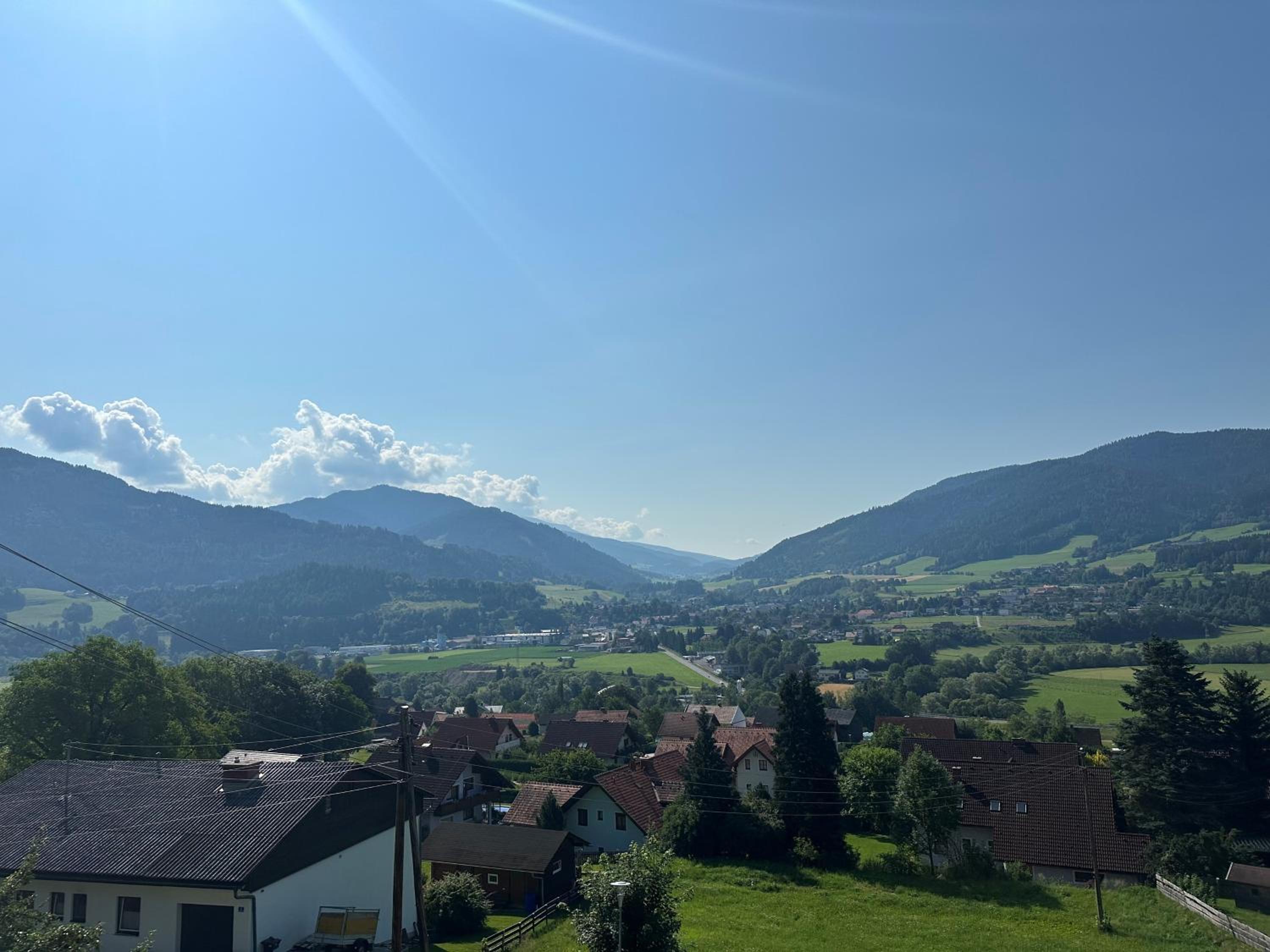 Panoramablick Scheifling