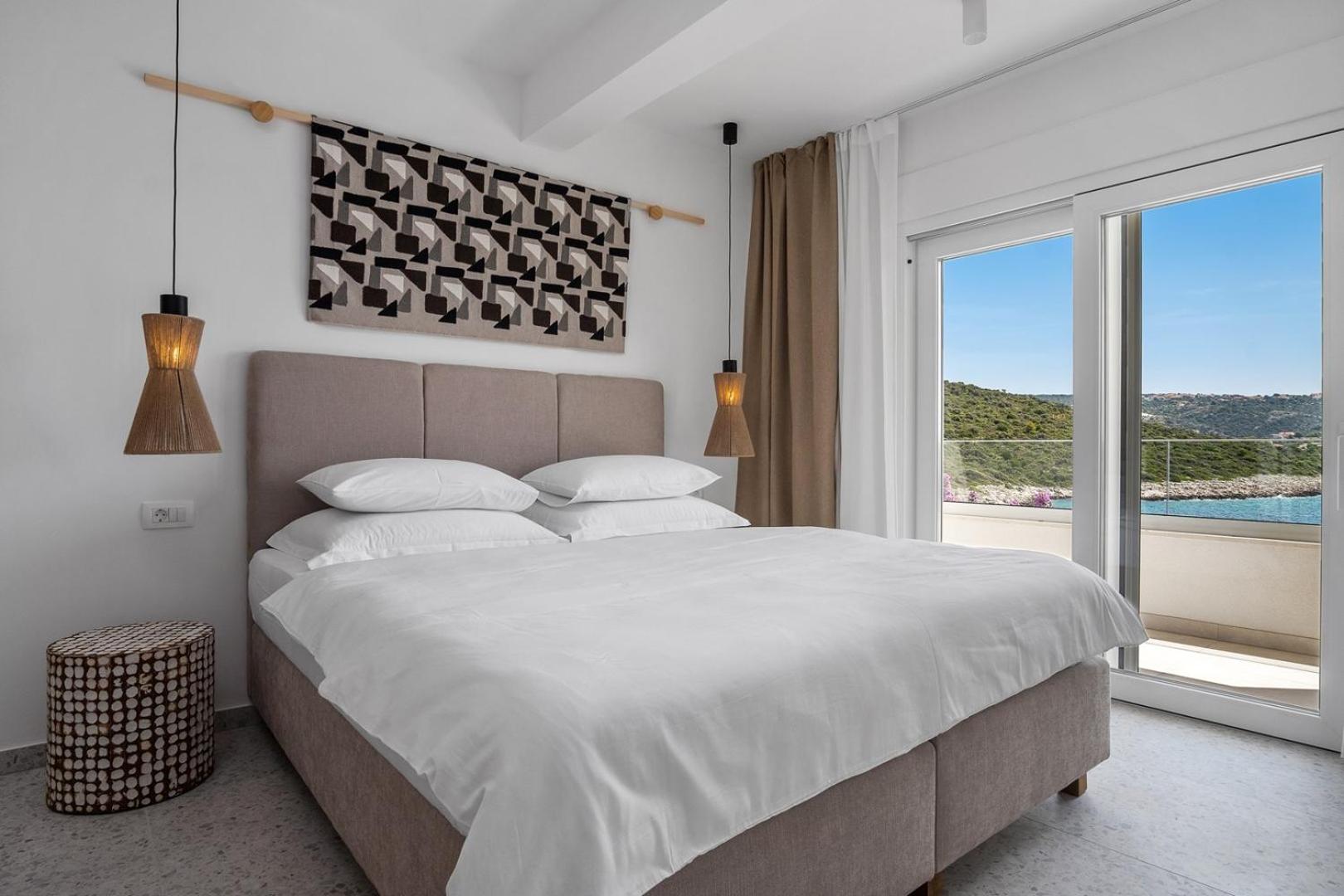 Beachfront Villa Larisa with Whirlpool, Media room view 5