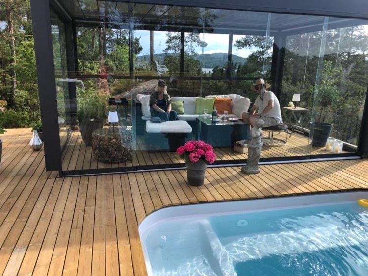 Leilighet i Sørlandshus i Son - Sjøutsikt - Nær Son Spa view 2
